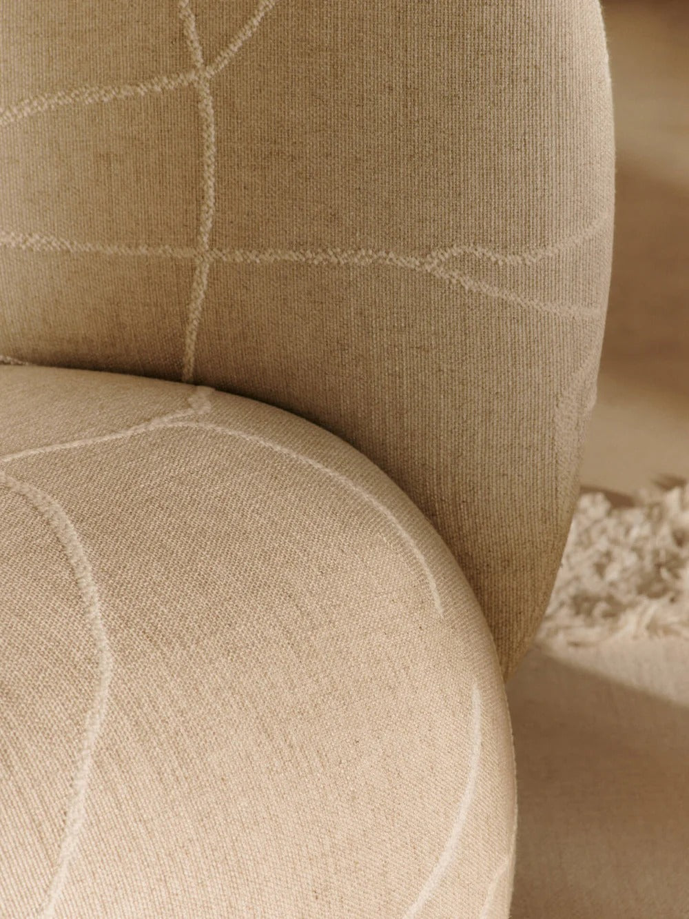 Křeslo RICO LOUNGE Can Lis pískové