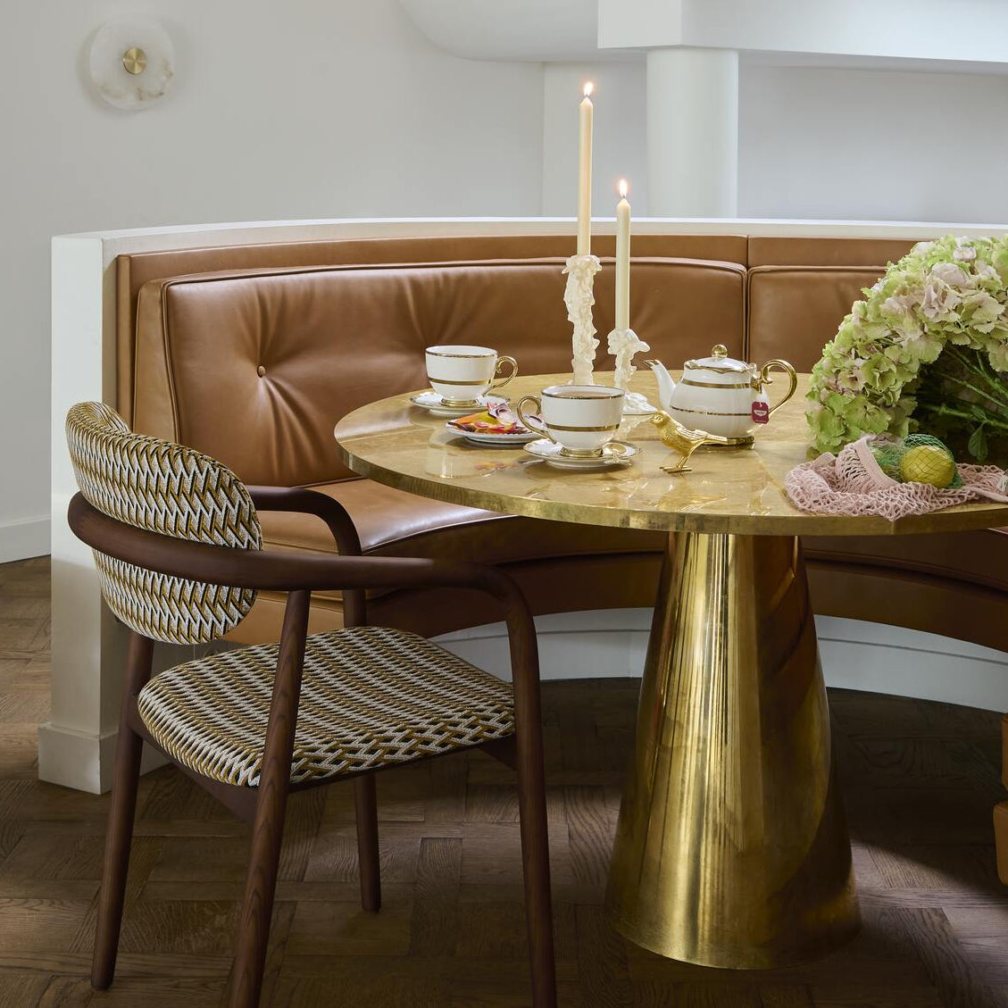 Sada svícnů HEJN PTÁKŮ zlatá