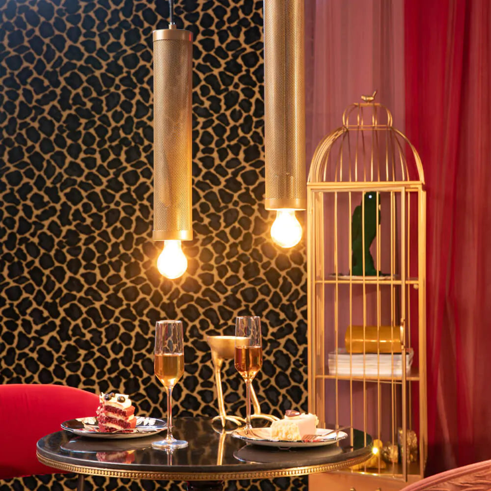 Závěsné svítidlo SWEET MESH zlaté