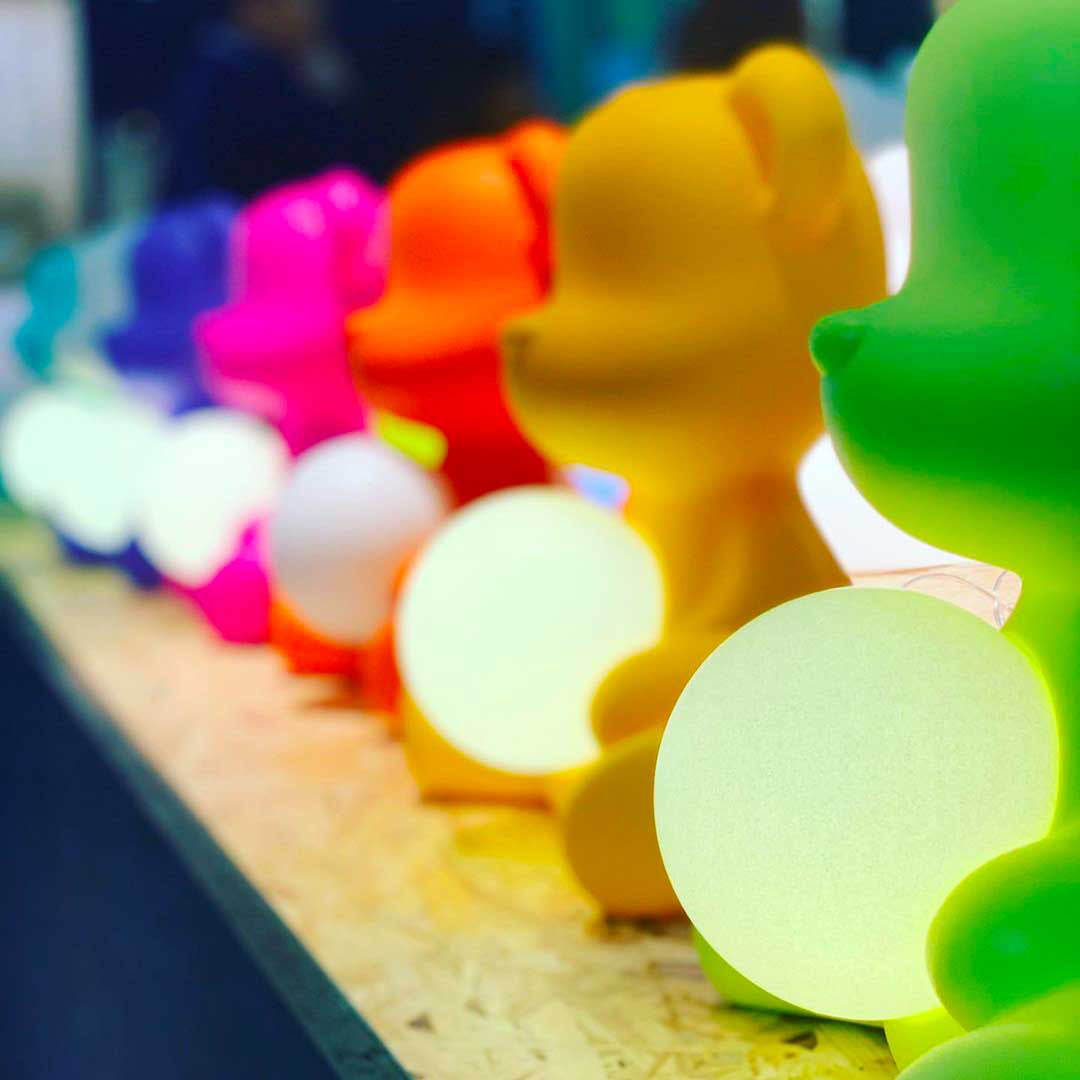 Lampa TEDDY GIRL žlutá