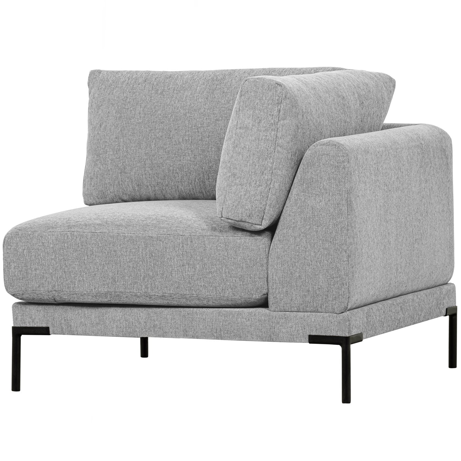 Sofa COUPLE - modulární rohová jasnosivá