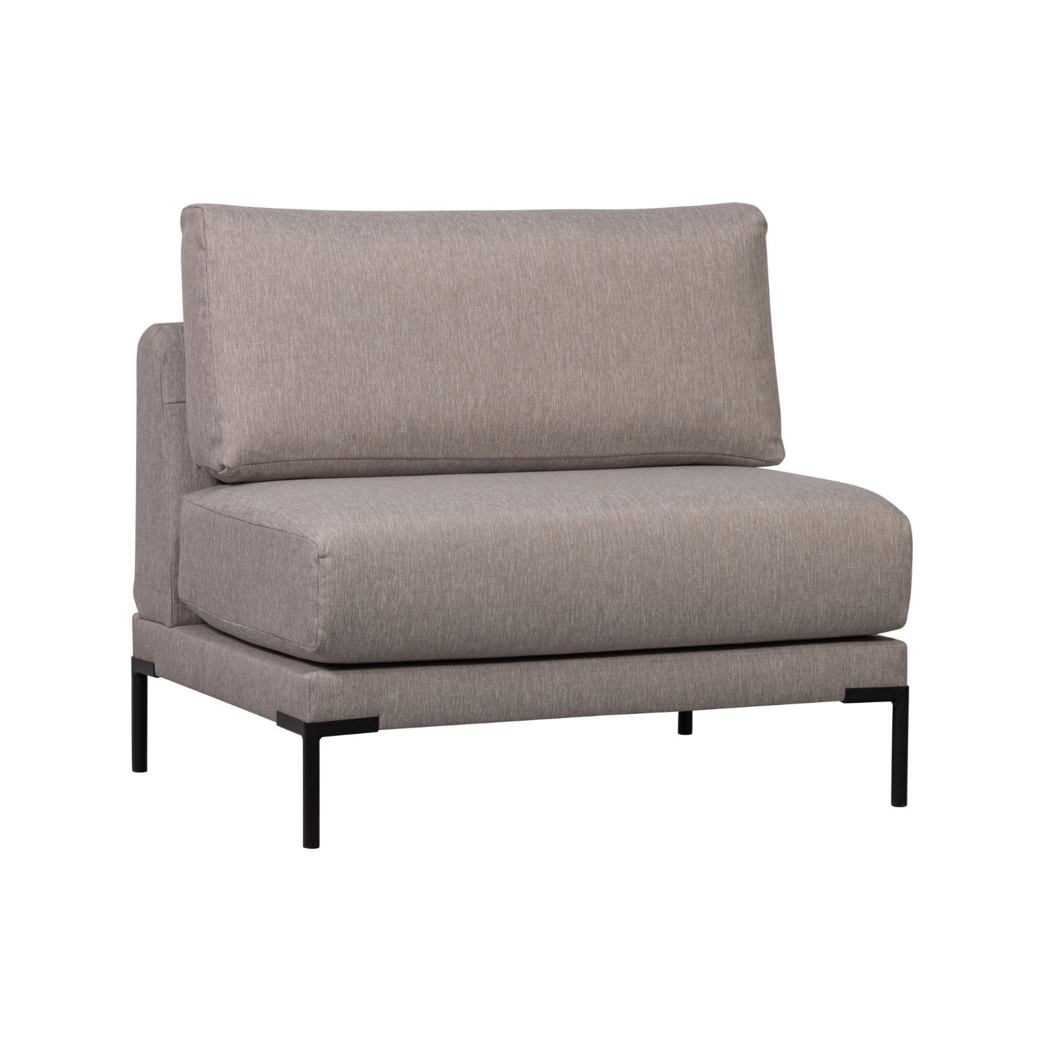 Křeslo / modul COUPLE DINING BENCH taupe