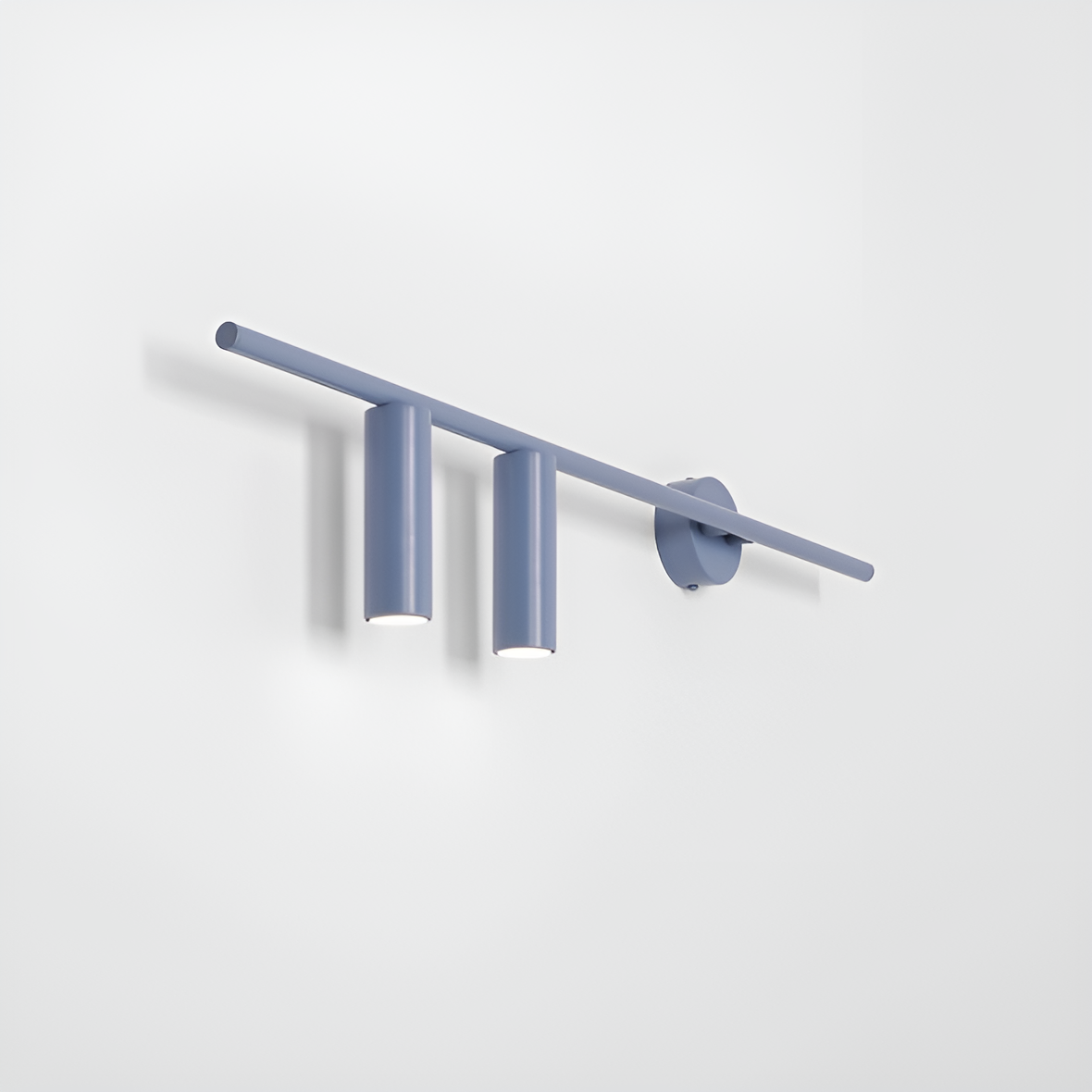 Left -hand wall lamp Trevo Duo Blue