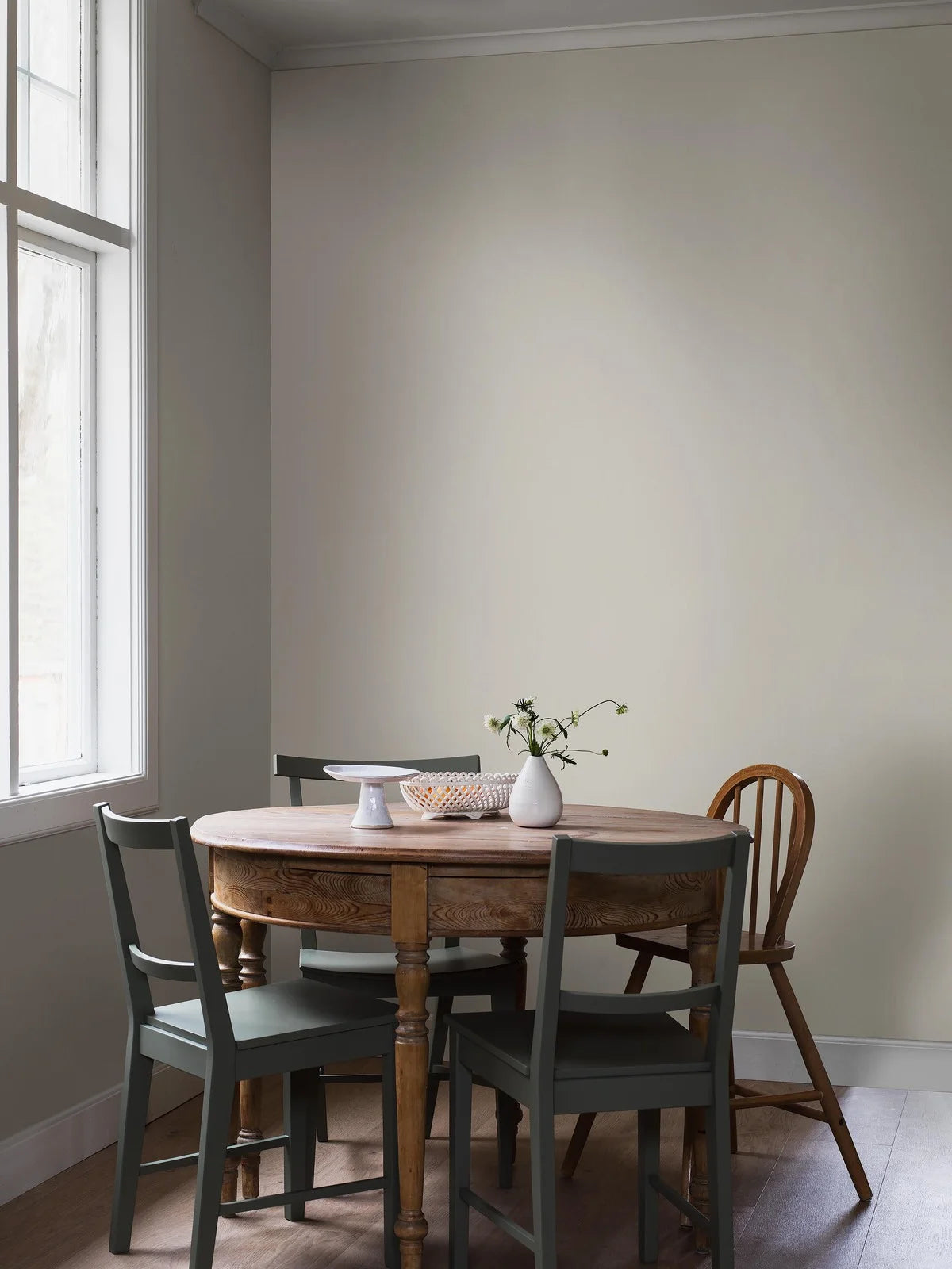 Structural wallpaper imitating linen LINEN - SOFT LINEN broken white