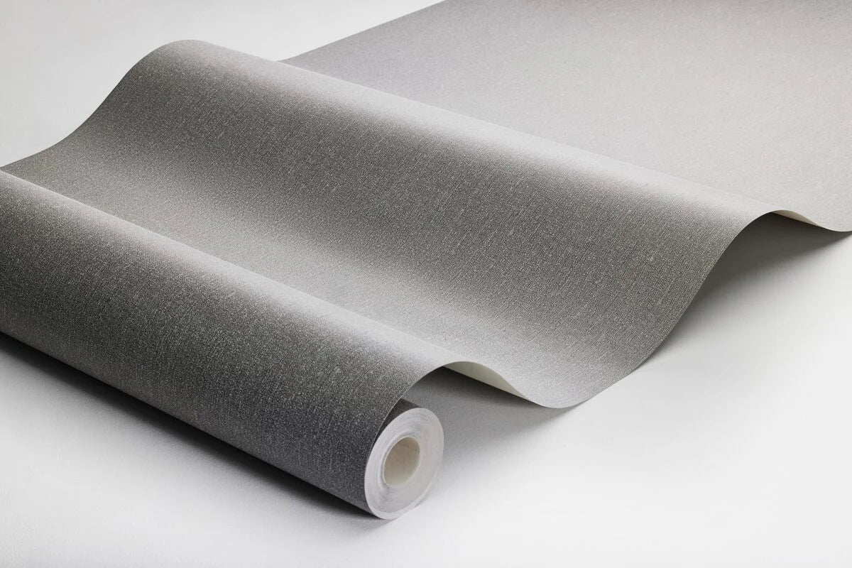 Structural wallpaper resembling linen LINEN - DIM dark gray