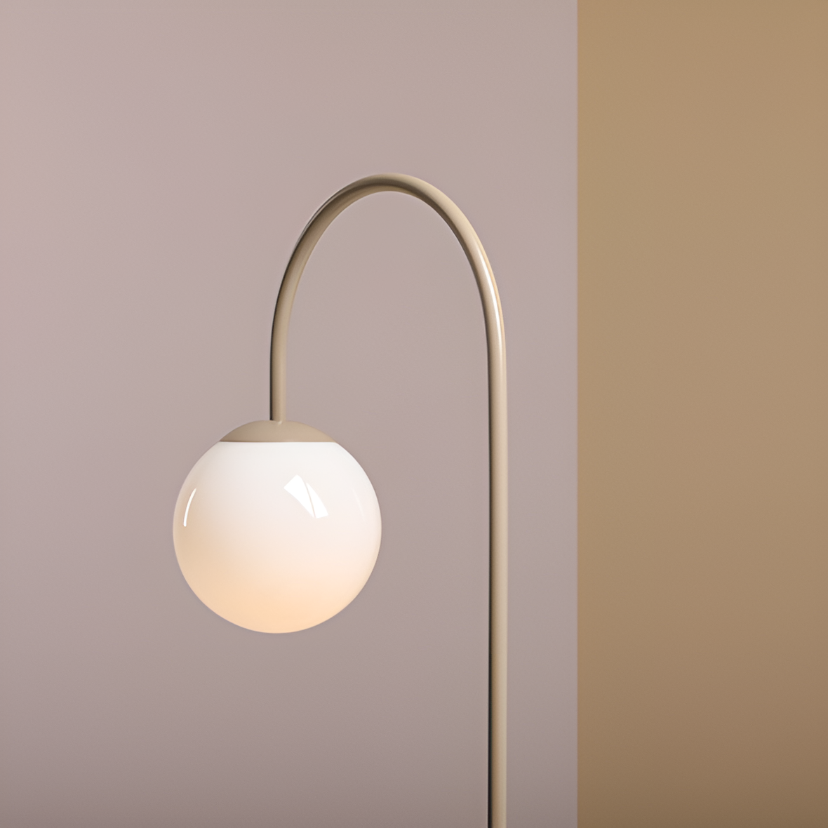 Stolní lampa UNA béžová