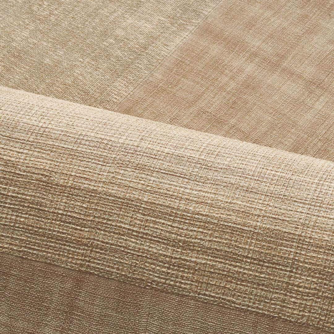 Geometric Structural Wallpaper Patchwork Imitating Fabric MESTIZO - MORDORÉ Dark Beige