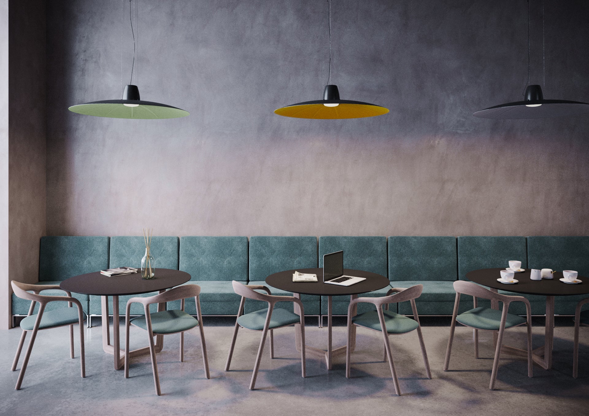 Lampa wisząca LENT szary