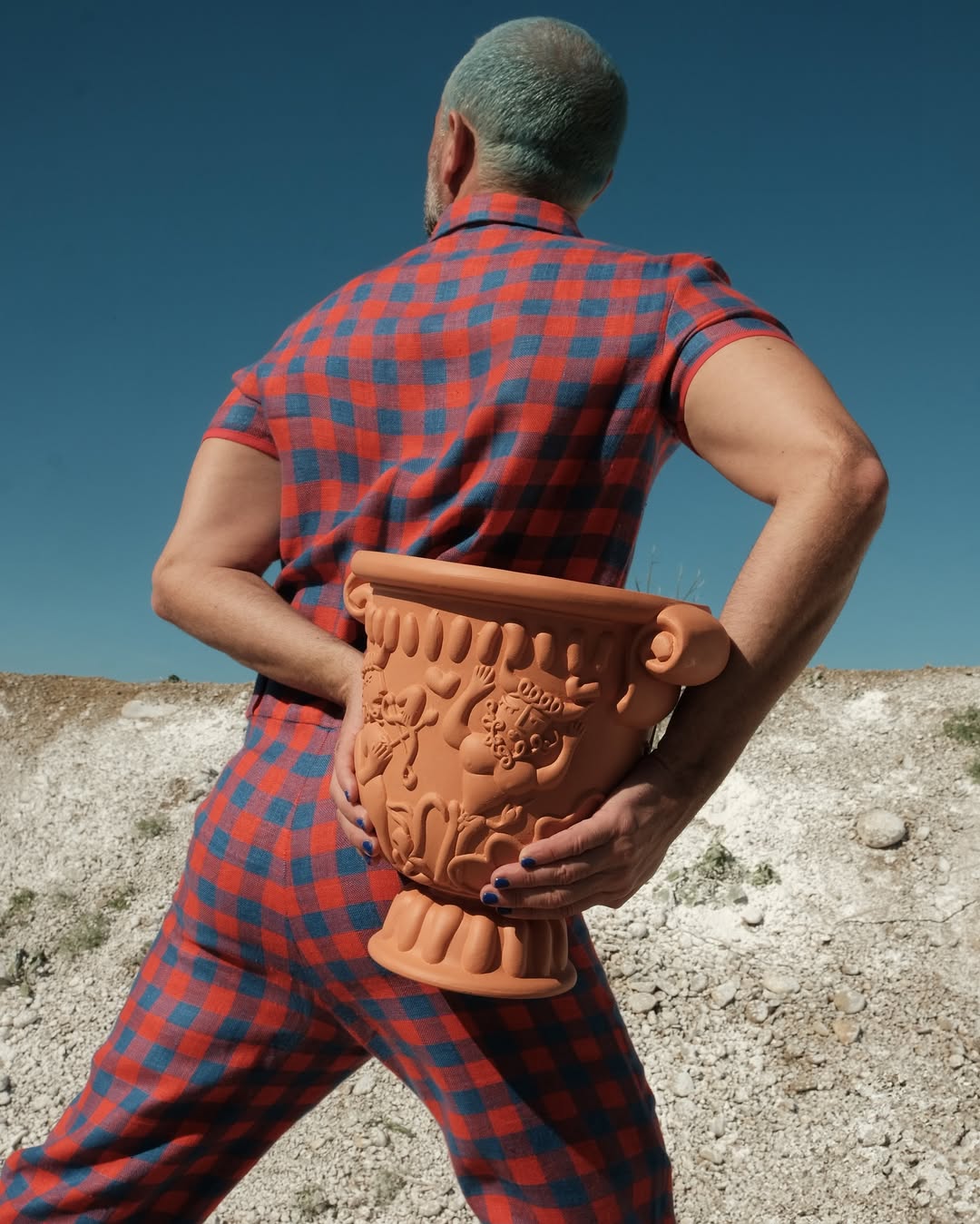 Váza MAGNA GRAECIA terakota