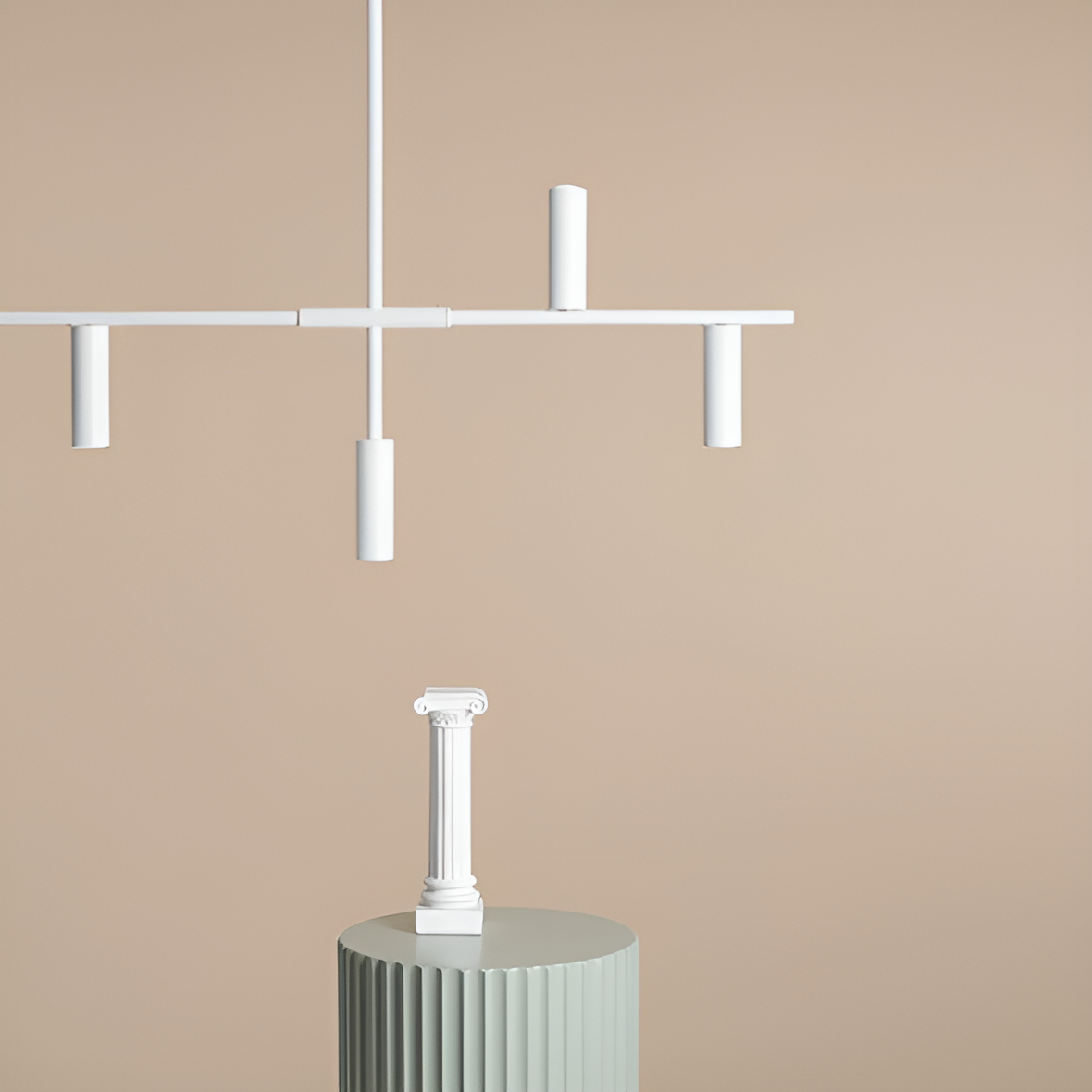 White Trevo hanging lamp