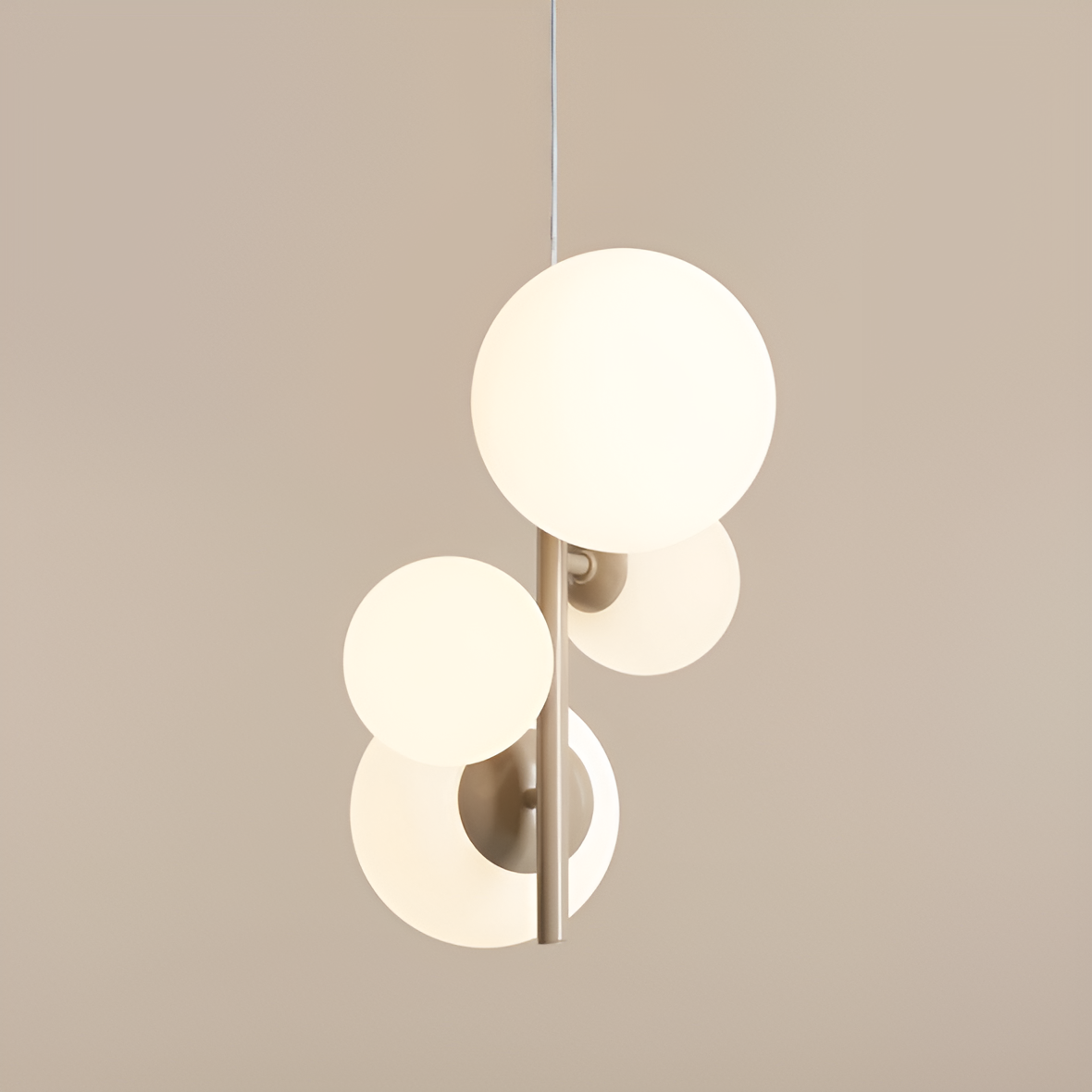Závěsná lampa BLOOM QUATRO béžová