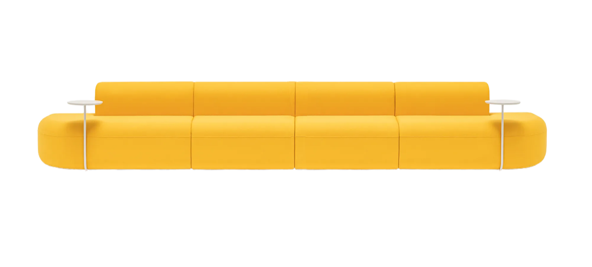 Sofa 4-modułowa prosta ARTIKO tapicerowana – .mdd