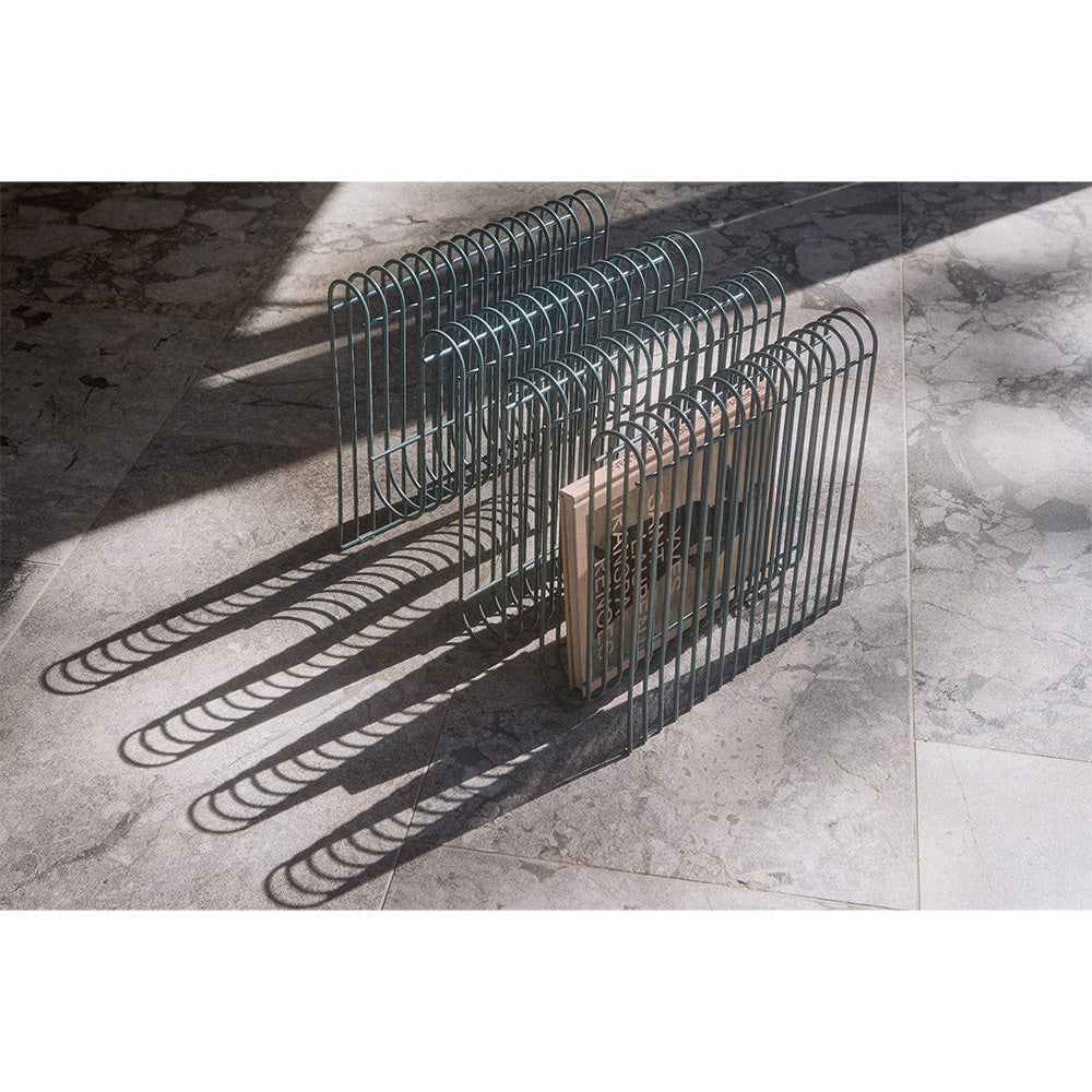 Stojan na časopisy CURVA modrý