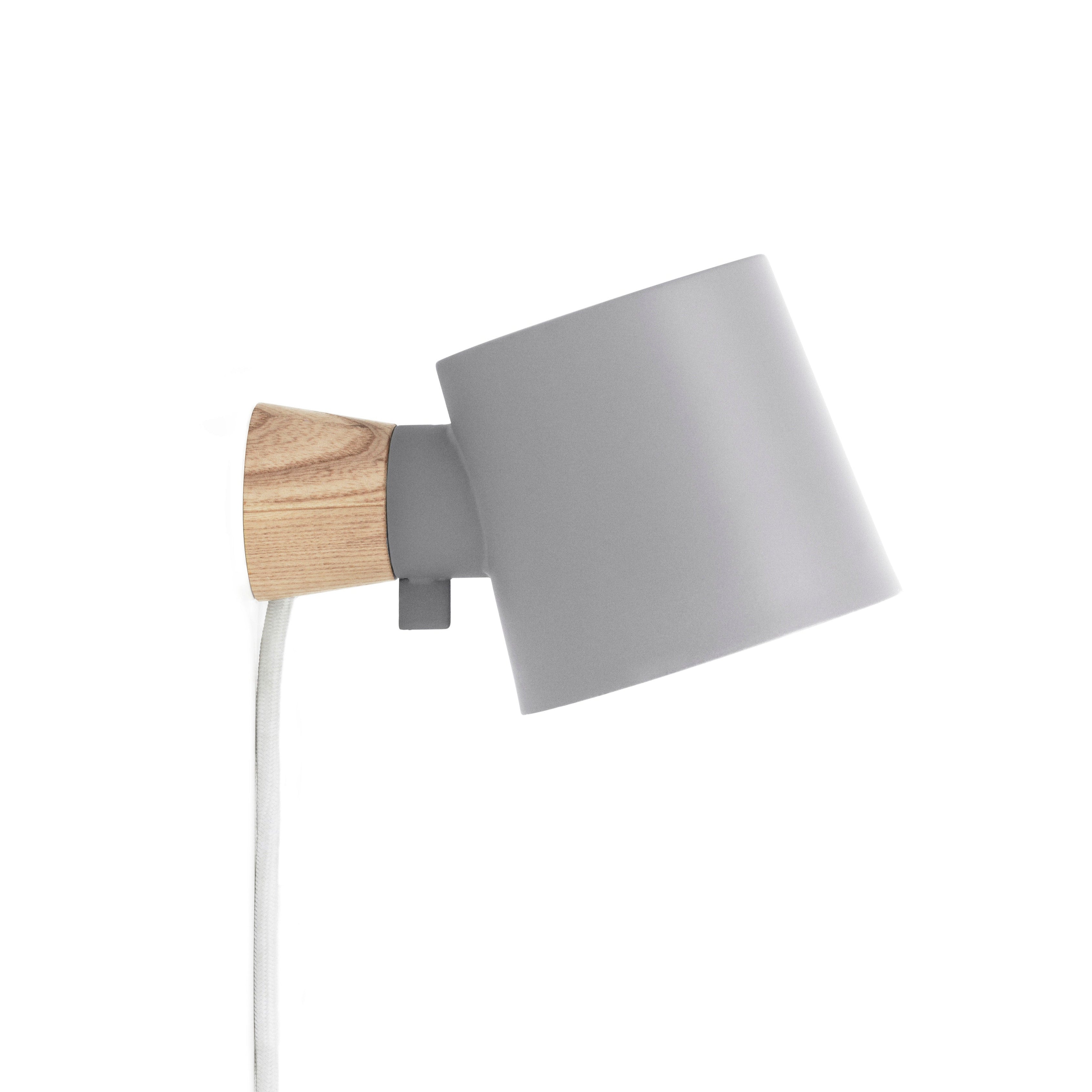 Nástěnná lampa RISE šedá