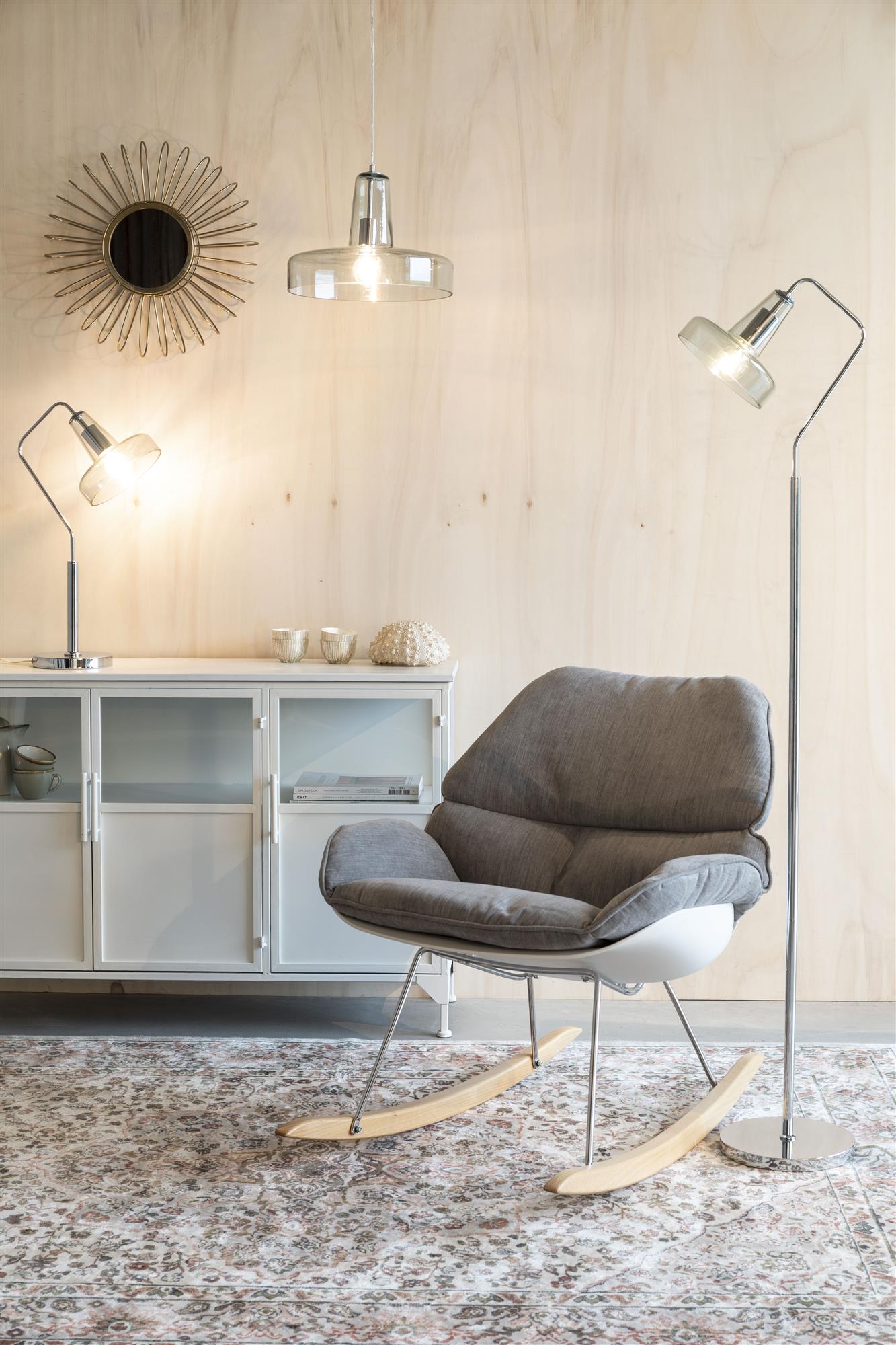 ANSHIN silver floor lamp