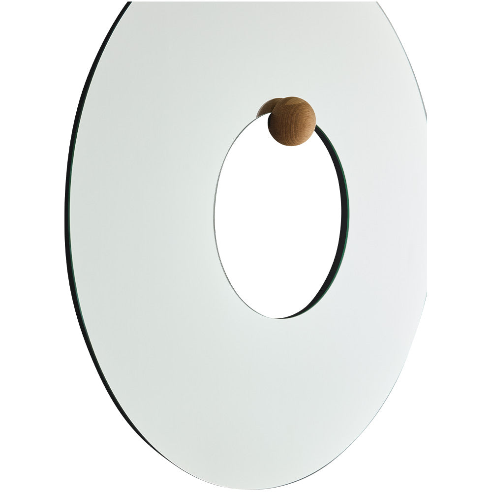 Kruhový lustr CASTELLUM z dubového dřeva