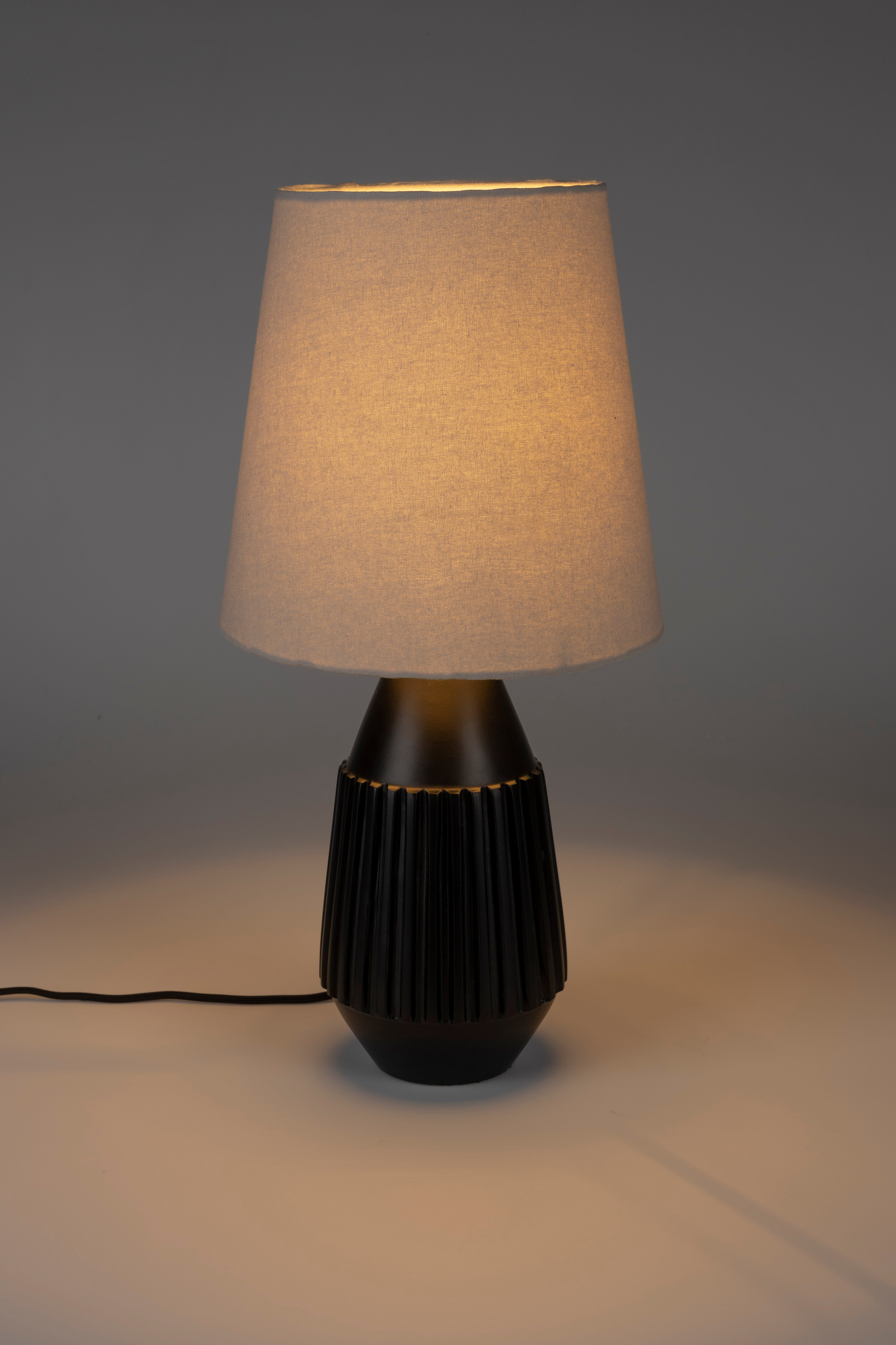 AYSA black table lamp