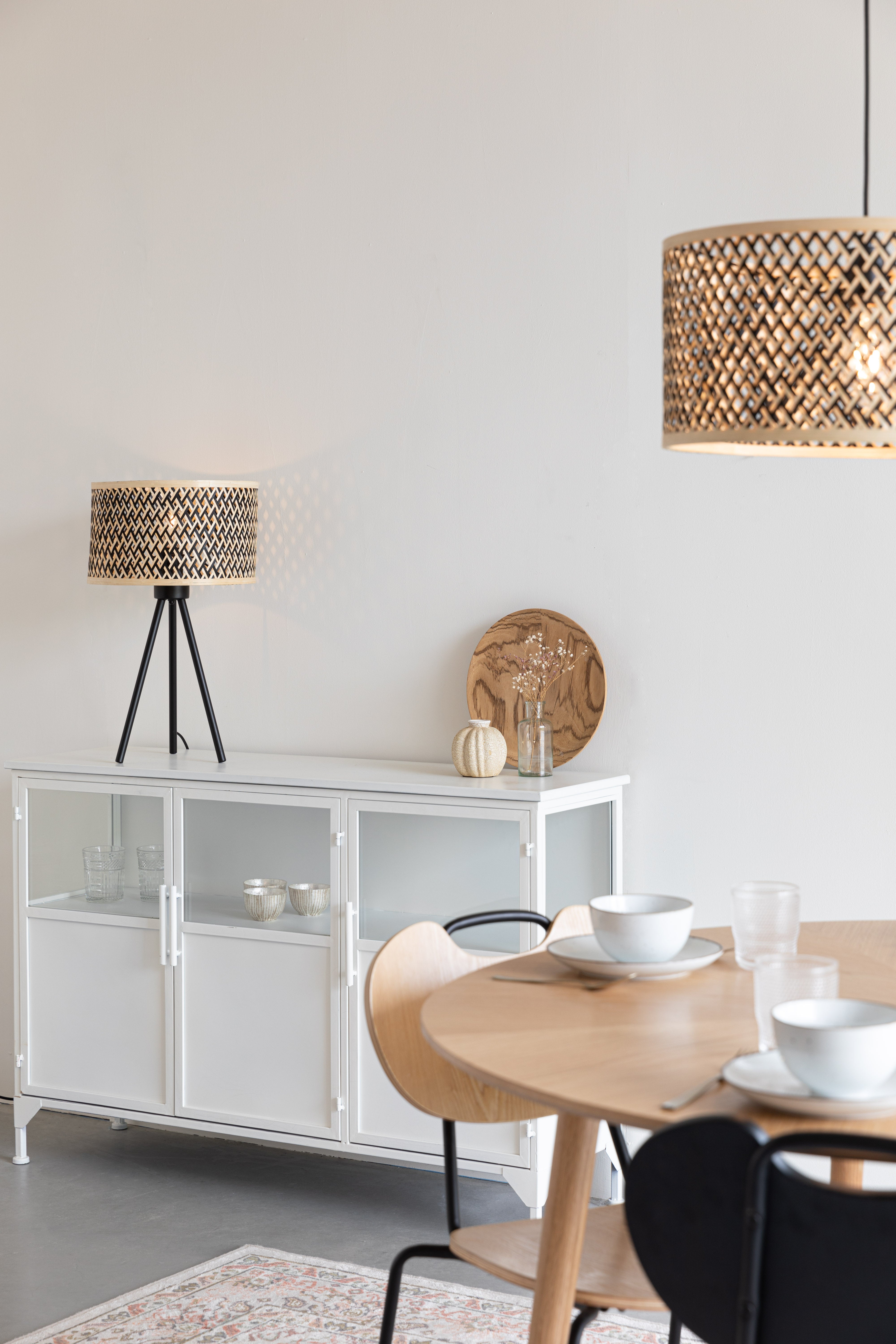 Table Lamp Isla Bamboo White Label Living Eye on Design