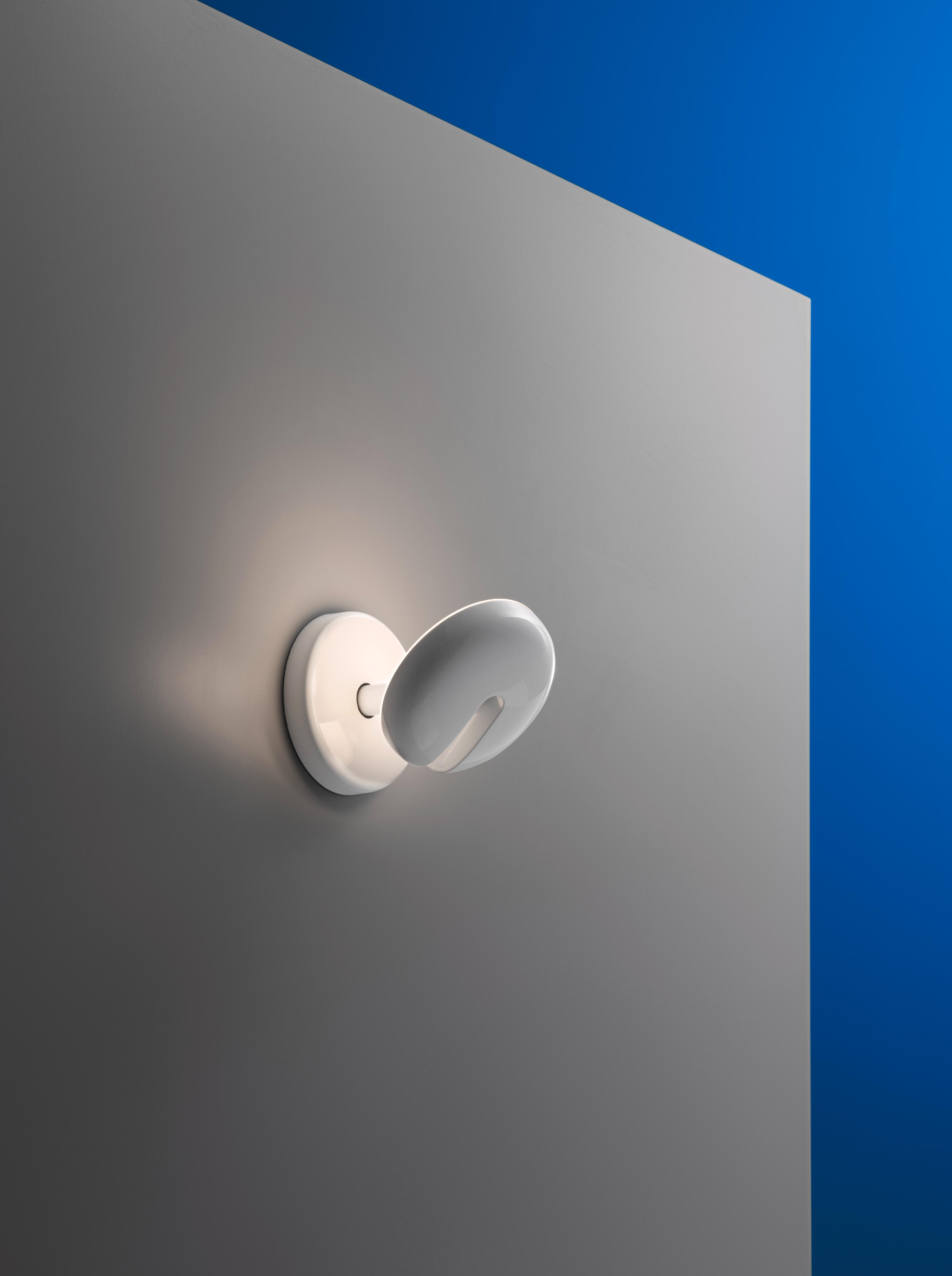 Lampa ścienna CABRIOLETTE połyskujący biały