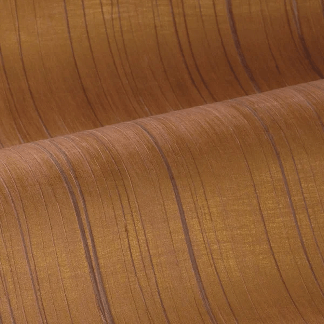 Textilní strukturovaná plisovaná tapeta RAI - TERRE DE SIENNE teplá terakota