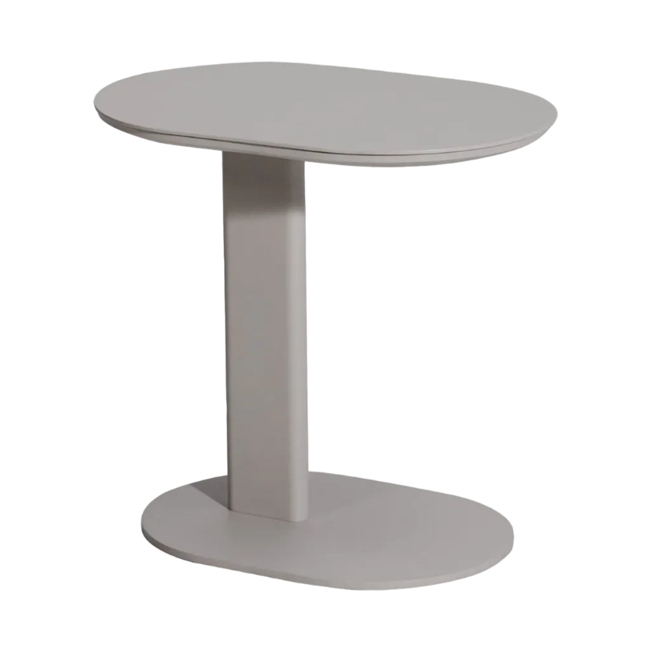 Boční venkovní stolek QUINN šedobéžový