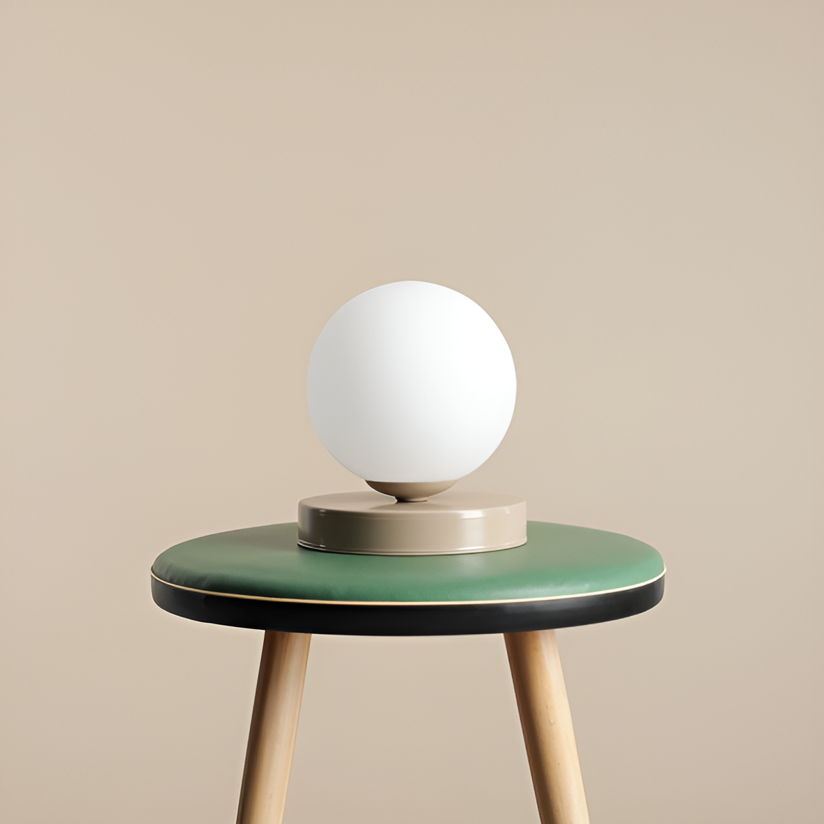 Stolní lampa BALL béžová