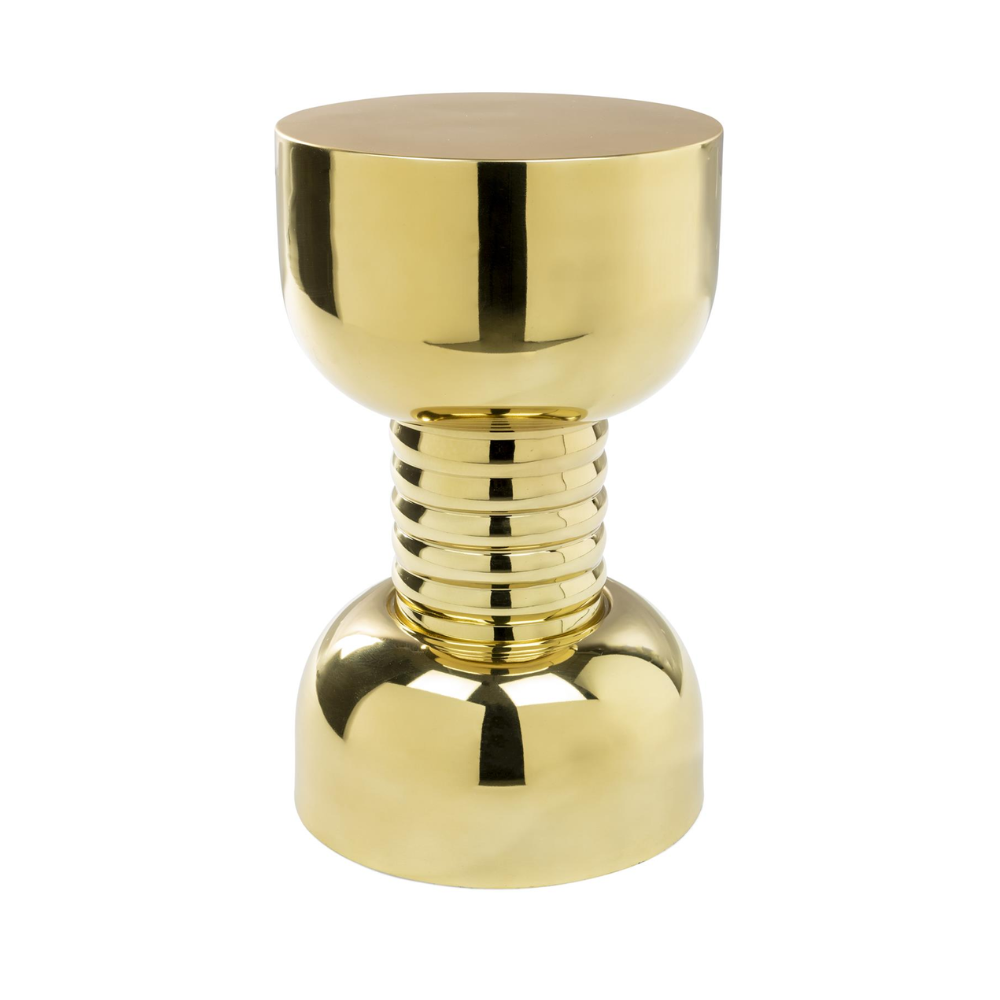 Boční stolek GONNA MAKE YOU SWEAT zlatý