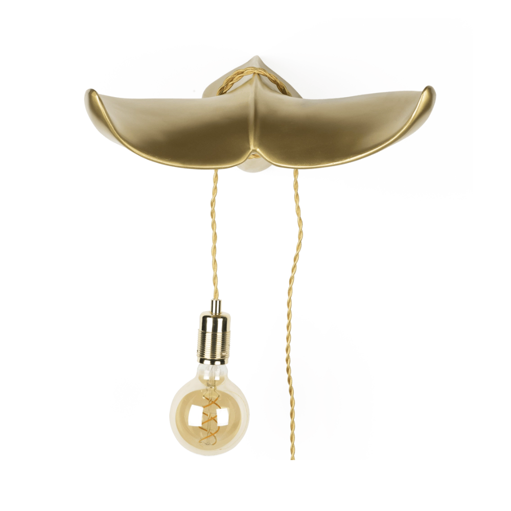 Nástěnné svítidlo THE TAIL WILL FOLLOW zlaté