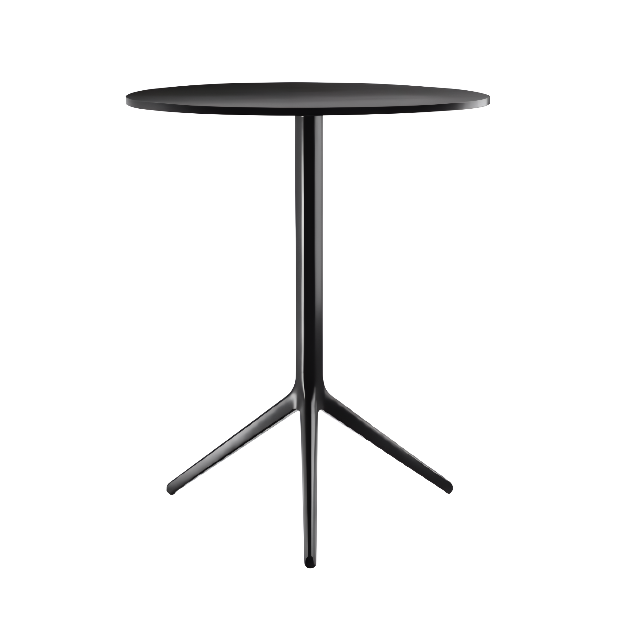 Kulatý venkovní stůl CENTRAL černý