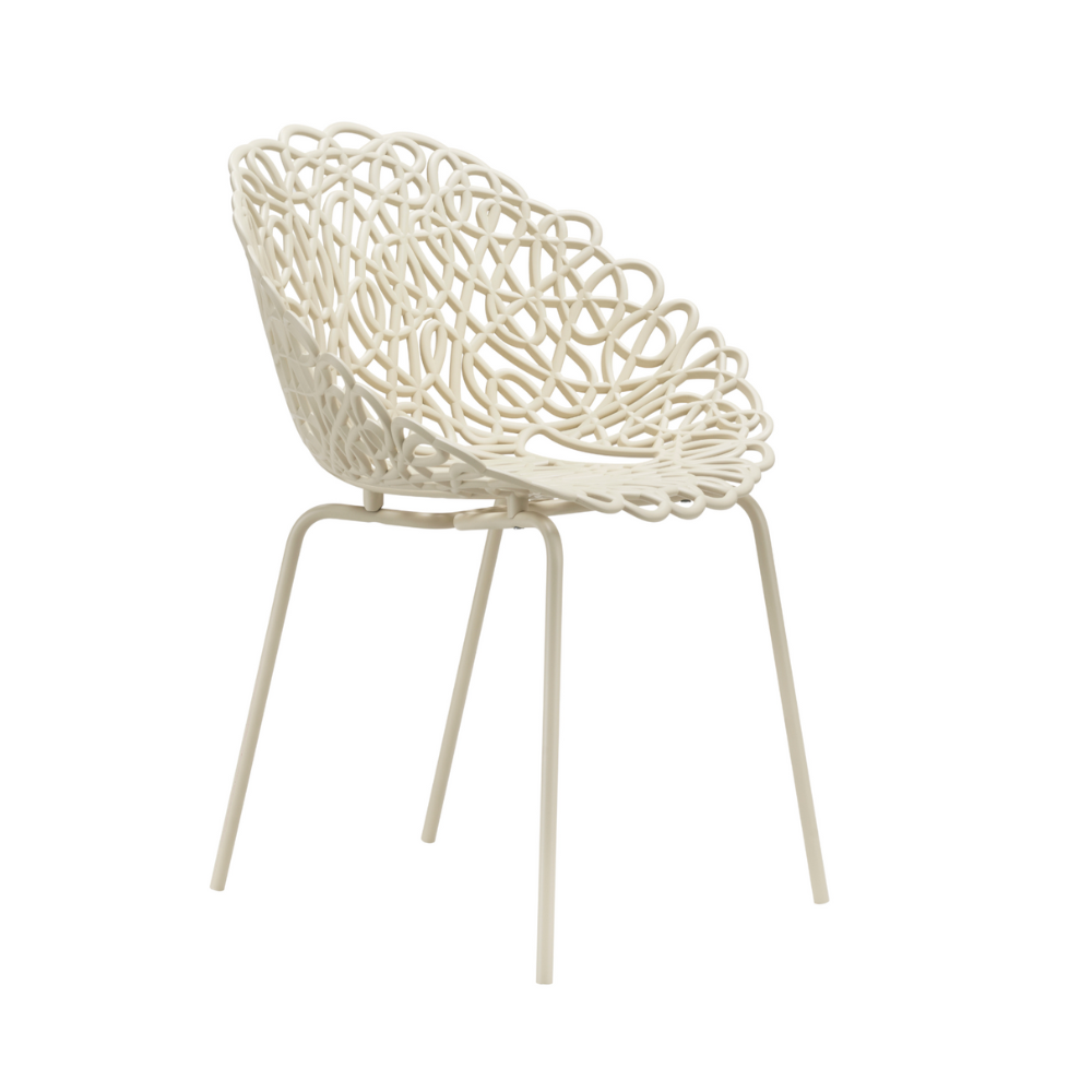 BACANA cream garden chair set