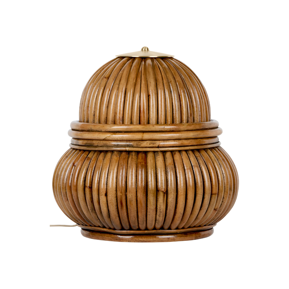 Venkovní stojací lampa BOHEMIAN ratan