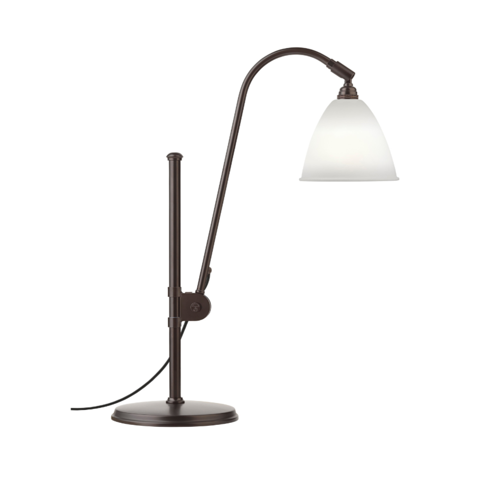 Stolní lampa BESTLITE BL1 černá s porcelánovým stínidlem