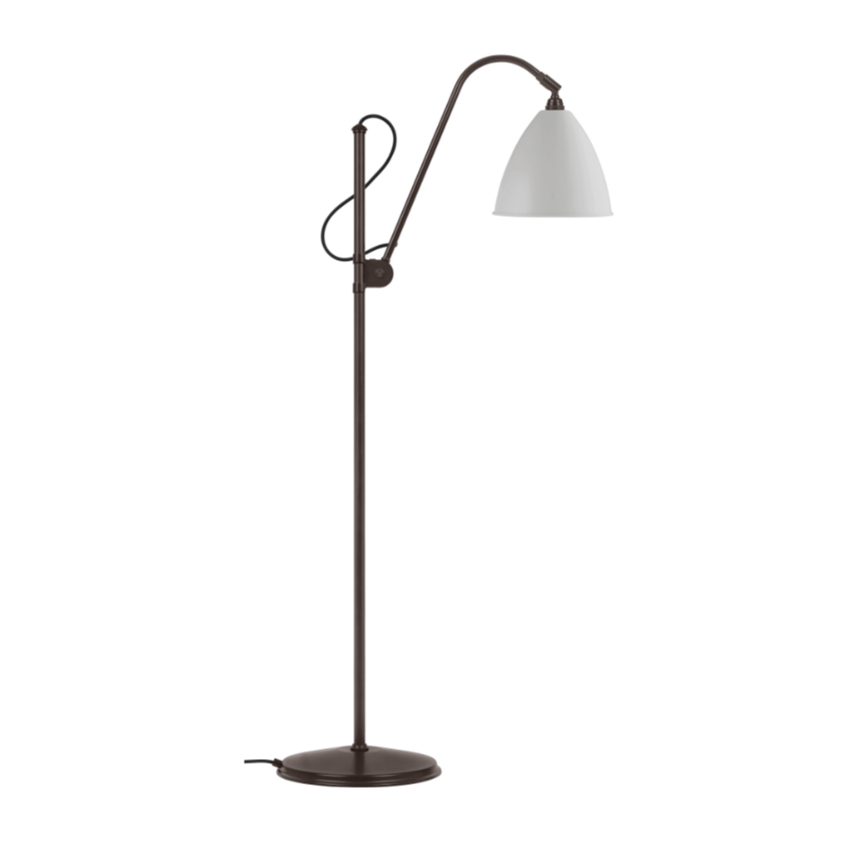 BESTLITE BL3 floor lamp black with white shade