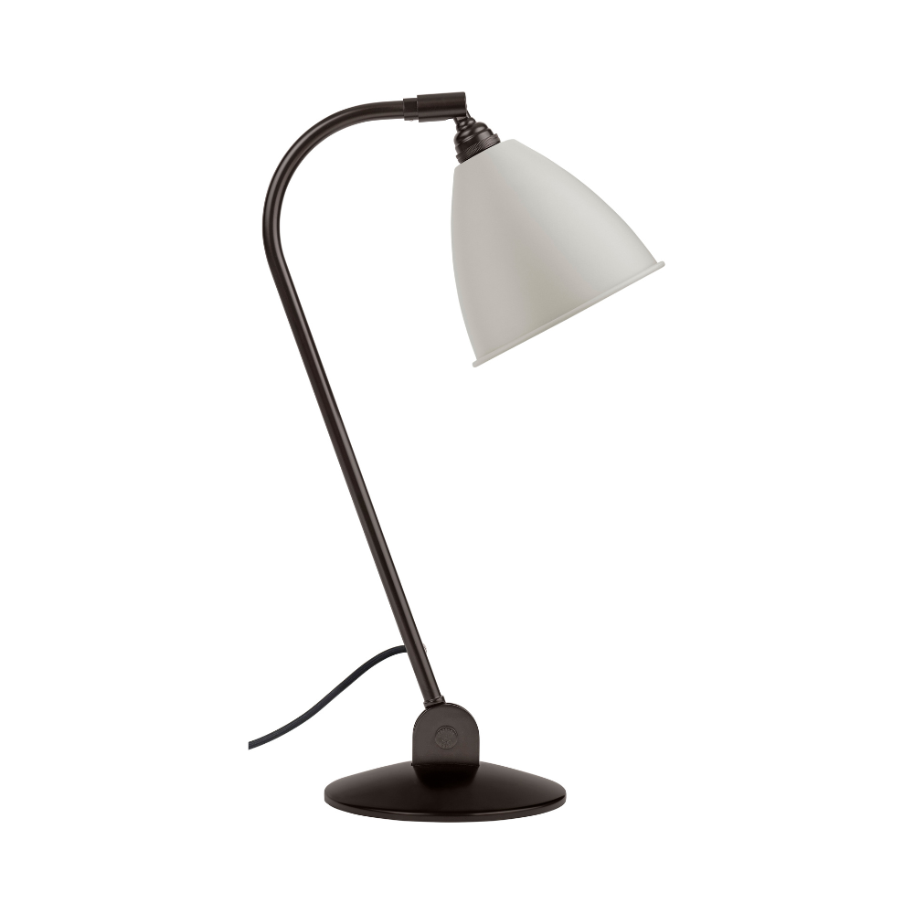 Lampa stołowa BESTLITE BL2 czarny z kremowym kloszem – Gubi