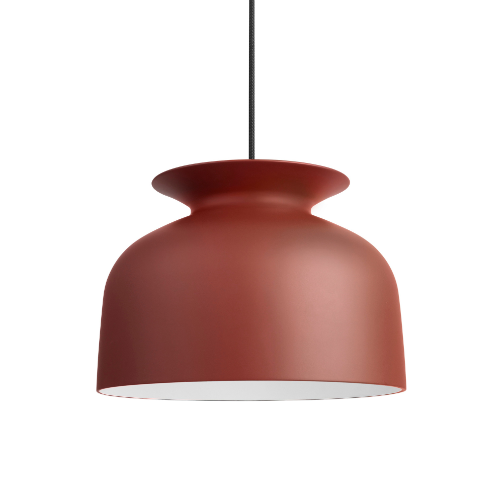 Závěsné svítidlo RONDE rezavě červená