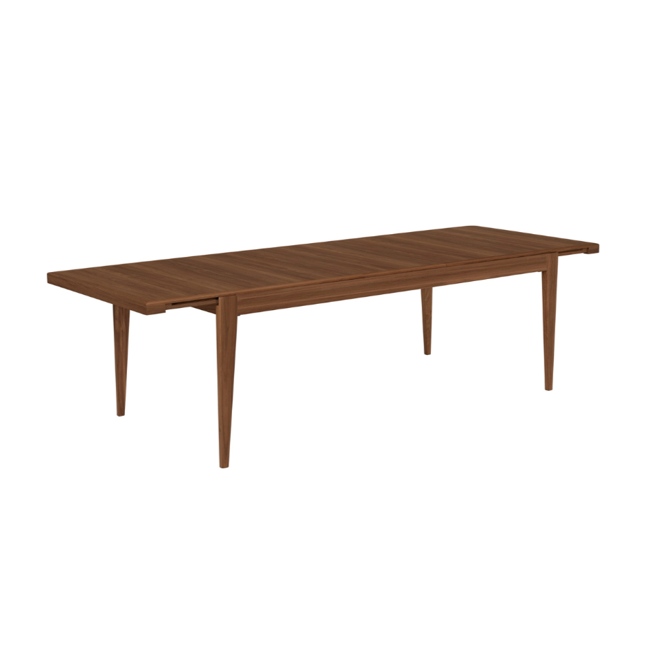 Extendable table S-TABLE walnut wood