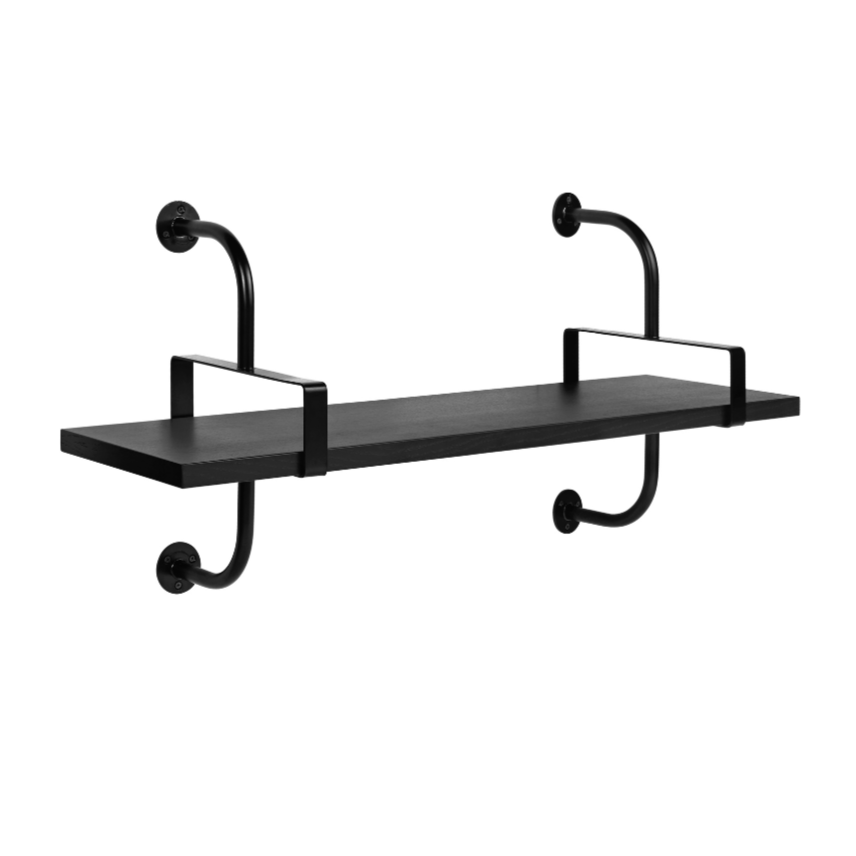 Police DÉMON černé jasanové dřevo