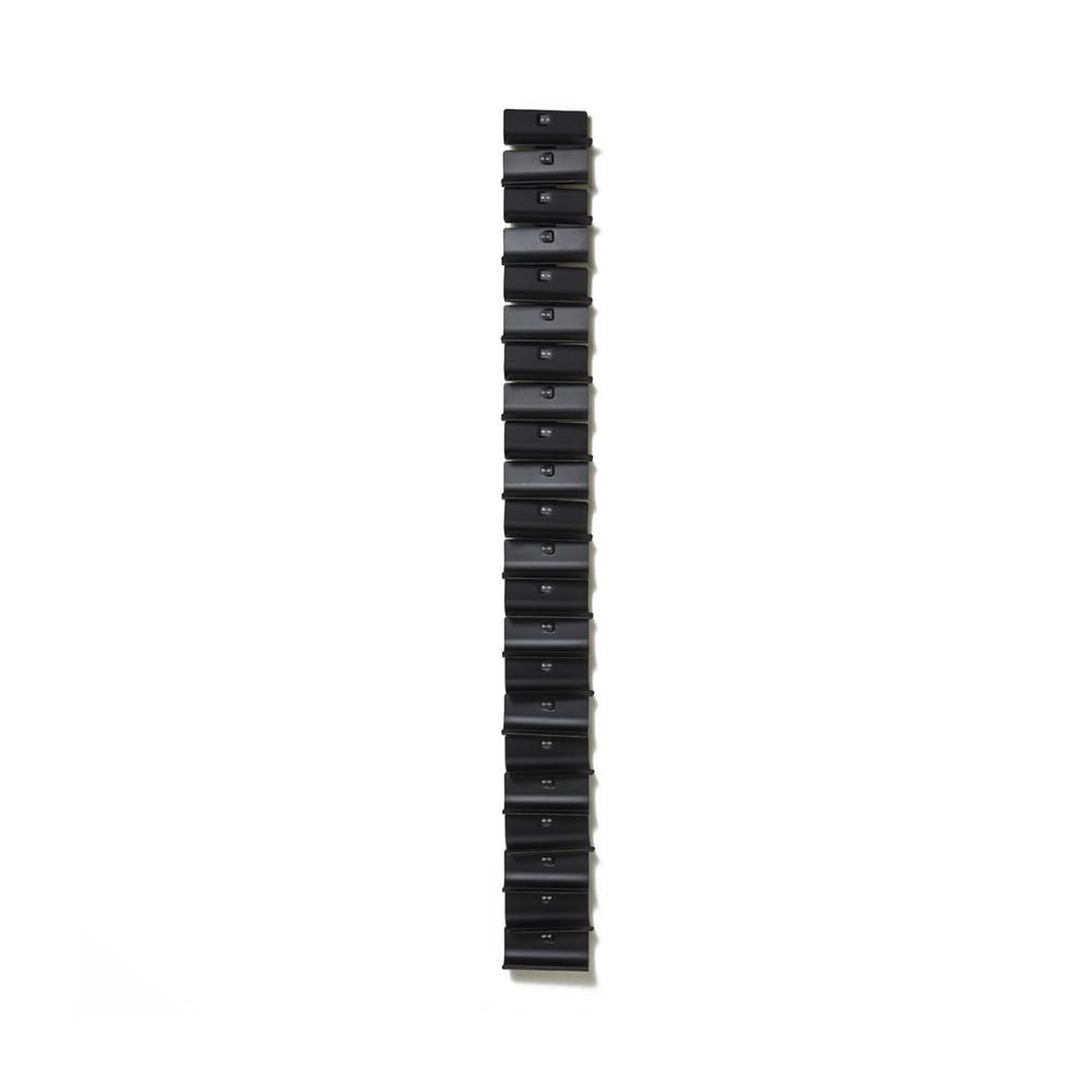 Hanging wine rack PTOLOMEO VINO black