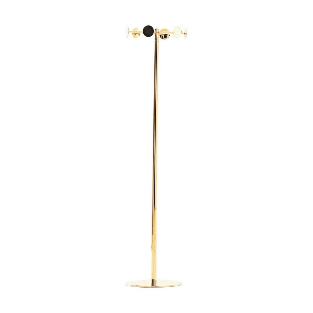 CHAPERON gold standing coat rack