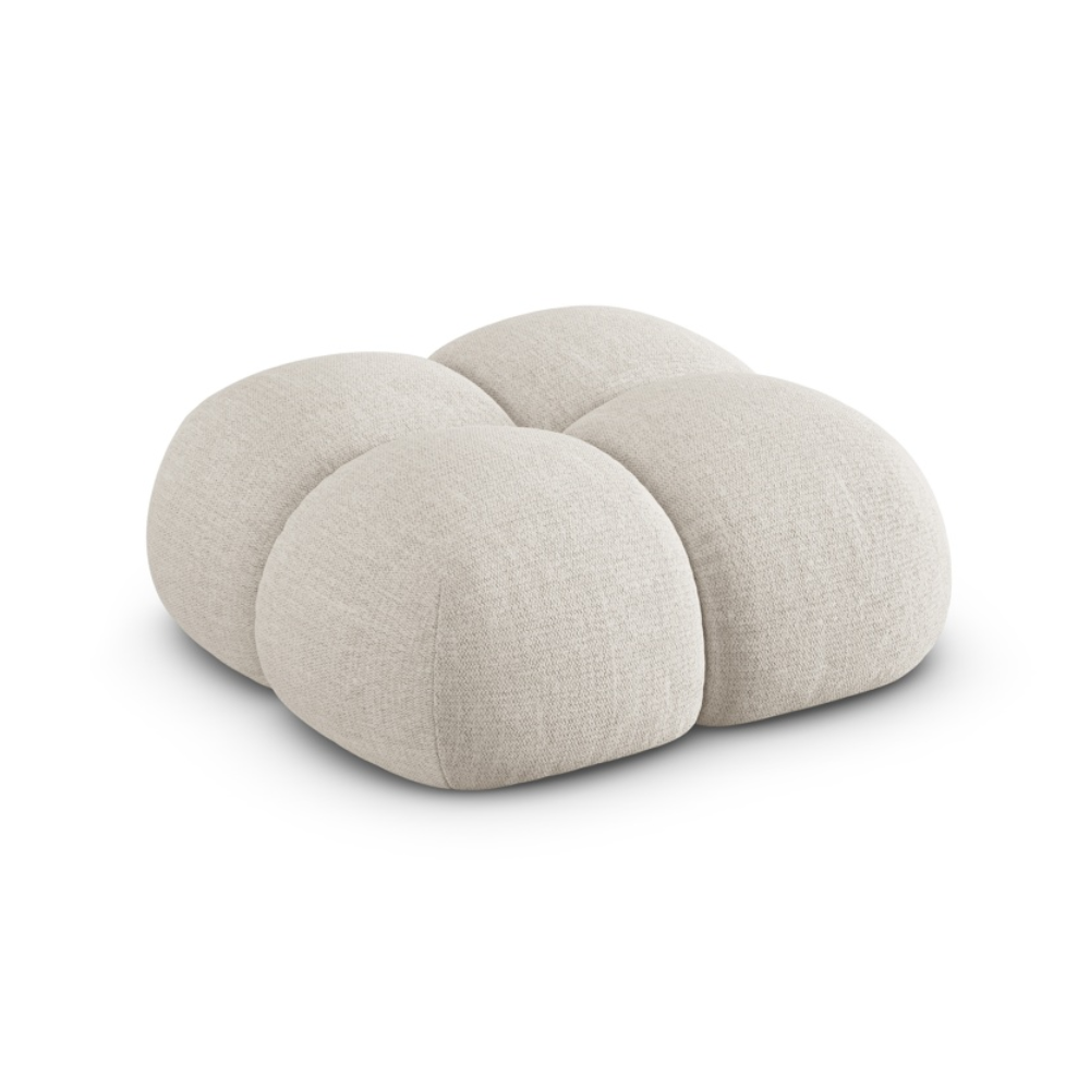 LORETTO Pouf in Light Beige