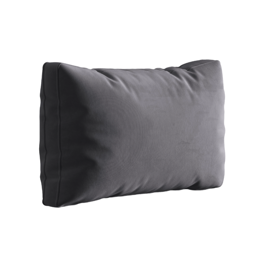 Velvet Cushion KEMI Dark Gray