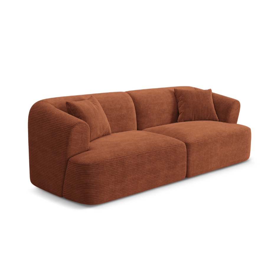 Pohovka 3-místná CAMPI cihlový štruks