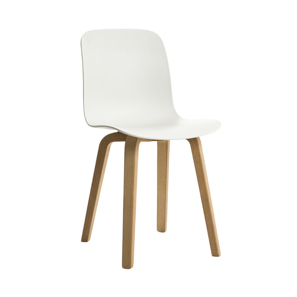 SUBSTANCE chair in white with an ash base