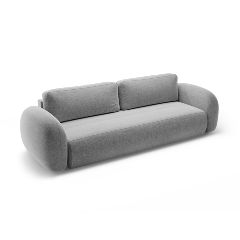 Sofa with sleeping function 3-seater TONALE gray