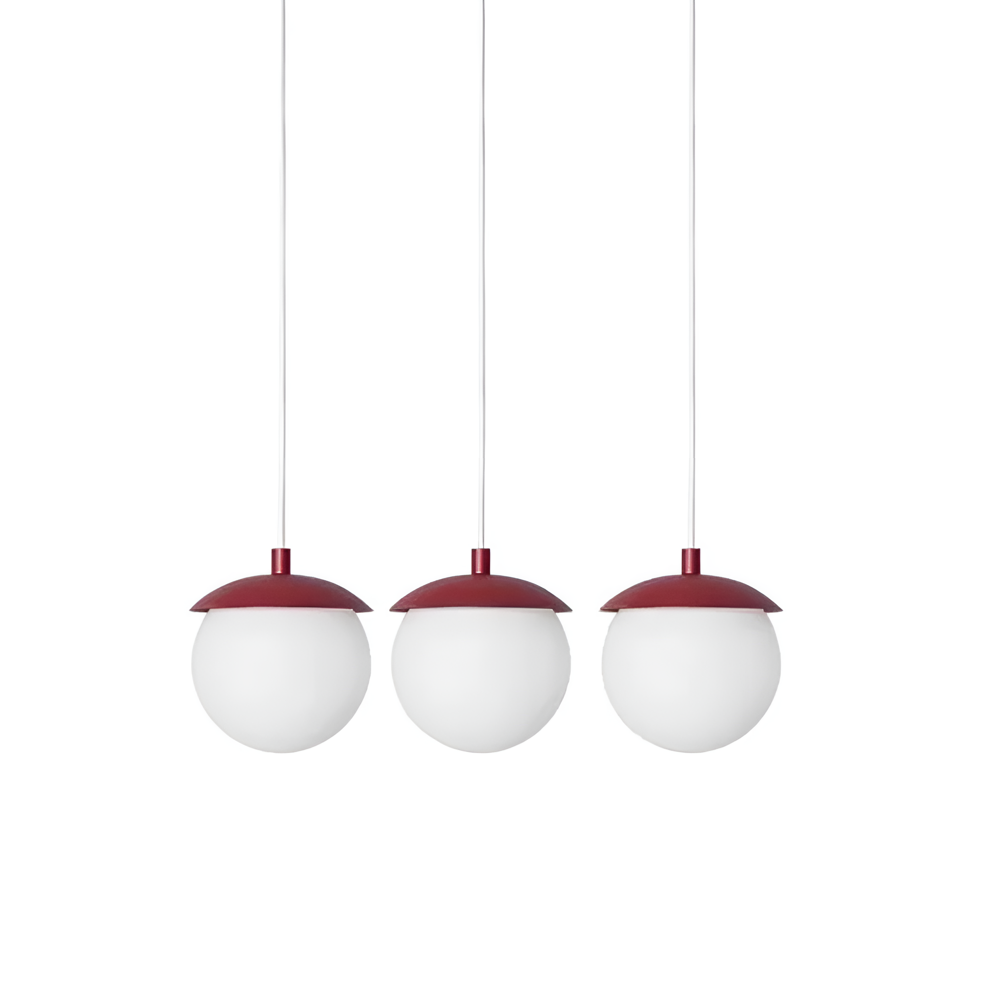 KUUL burgundy ceiling lamp