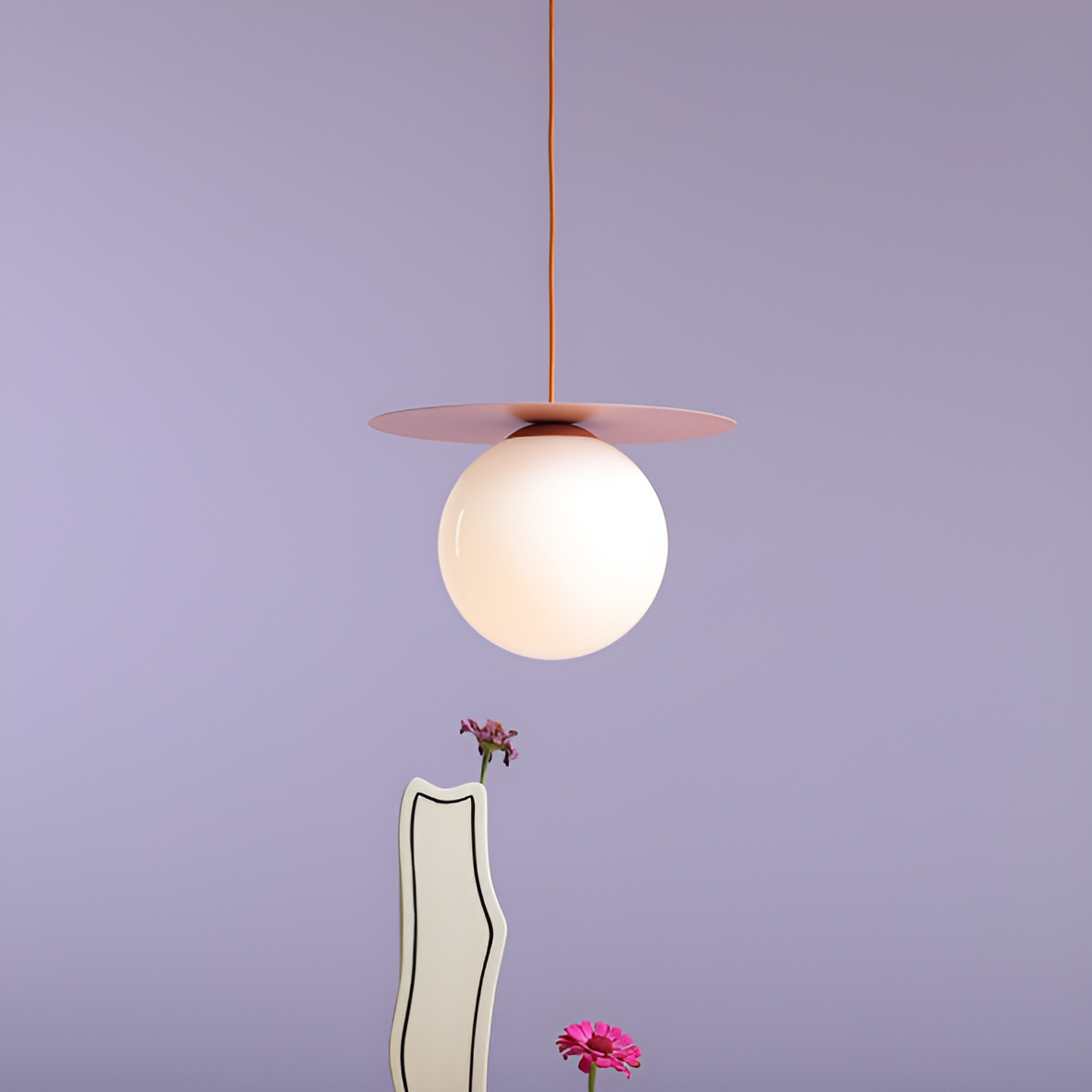 Závěsné svítidlo LOOP korálové