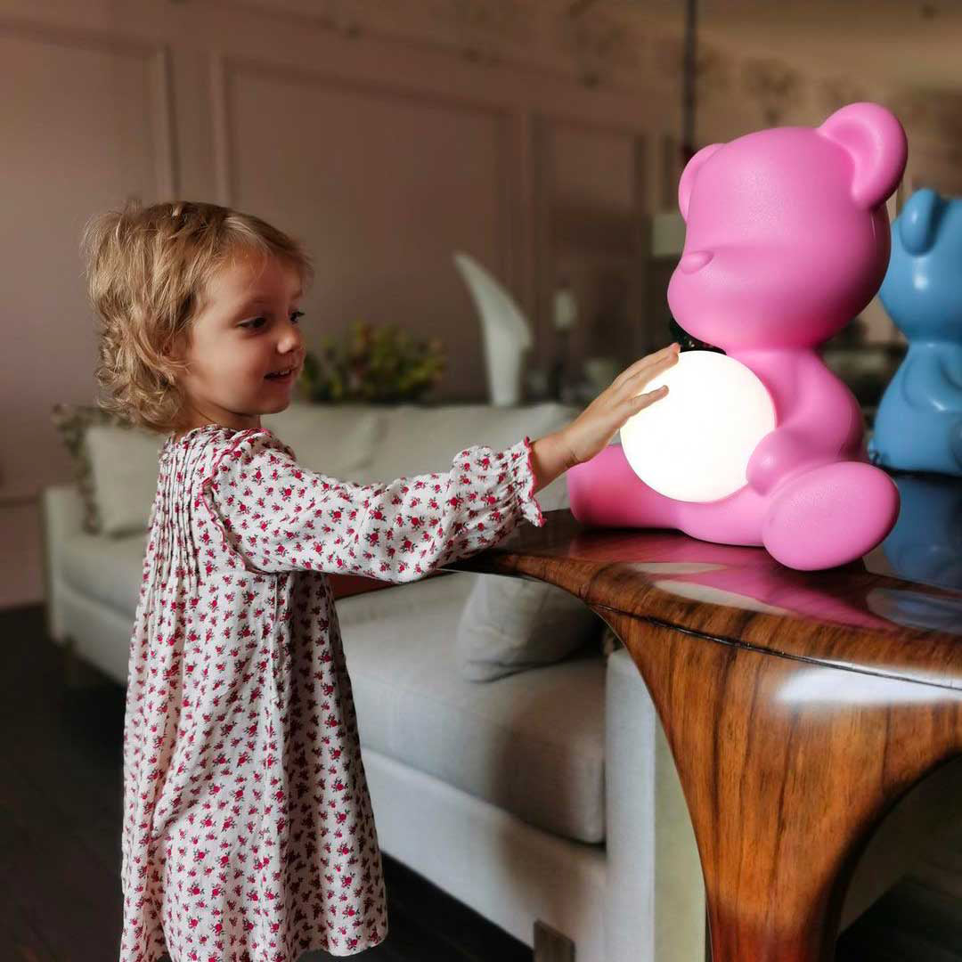 Lampa TEDDY GIRL žlutá