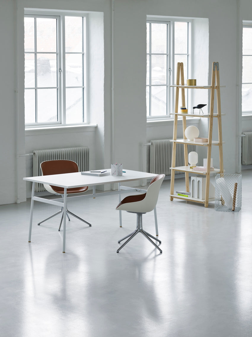 Hyg 4L olive upholstered office chair with a black base