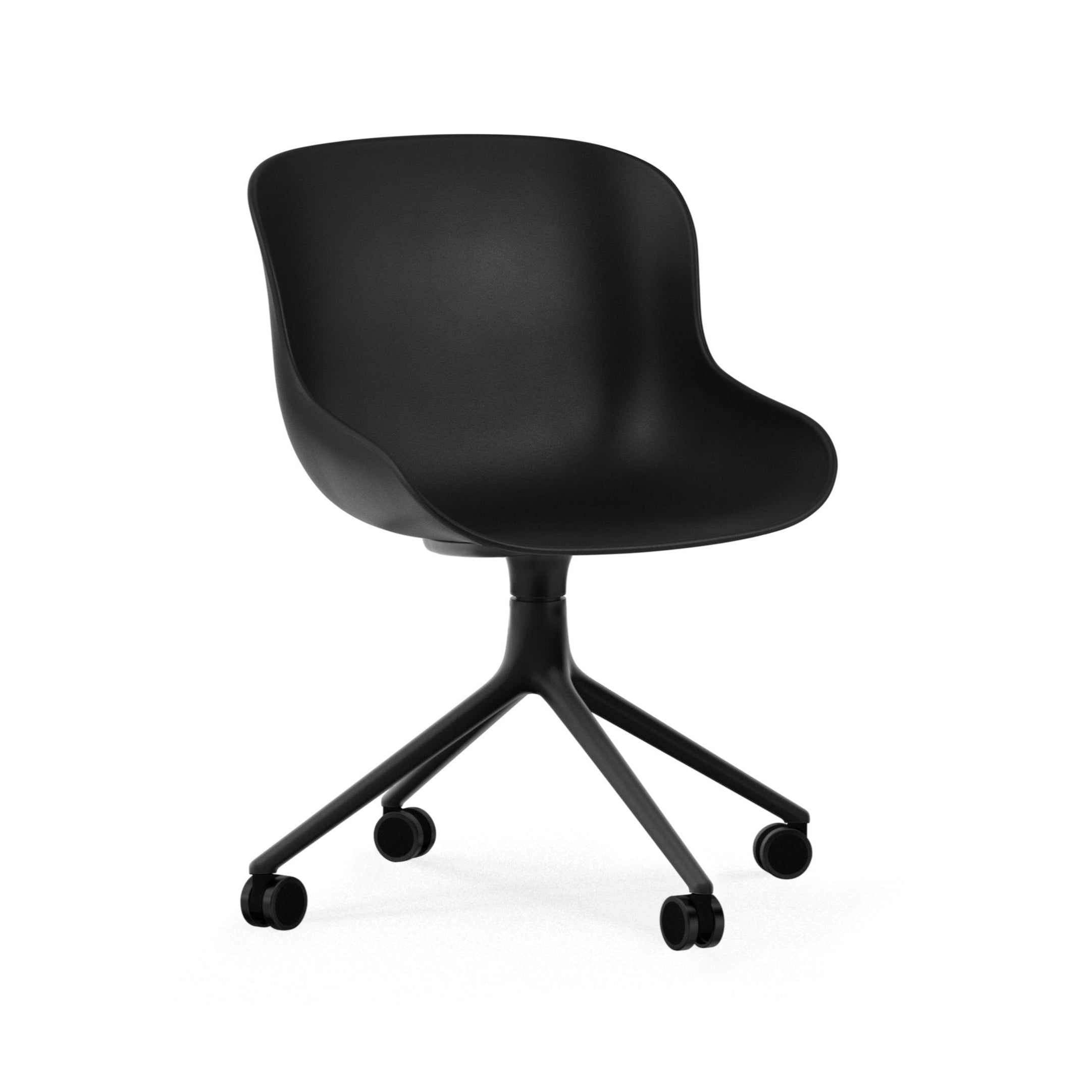 Hyg 4W office chair black with black base