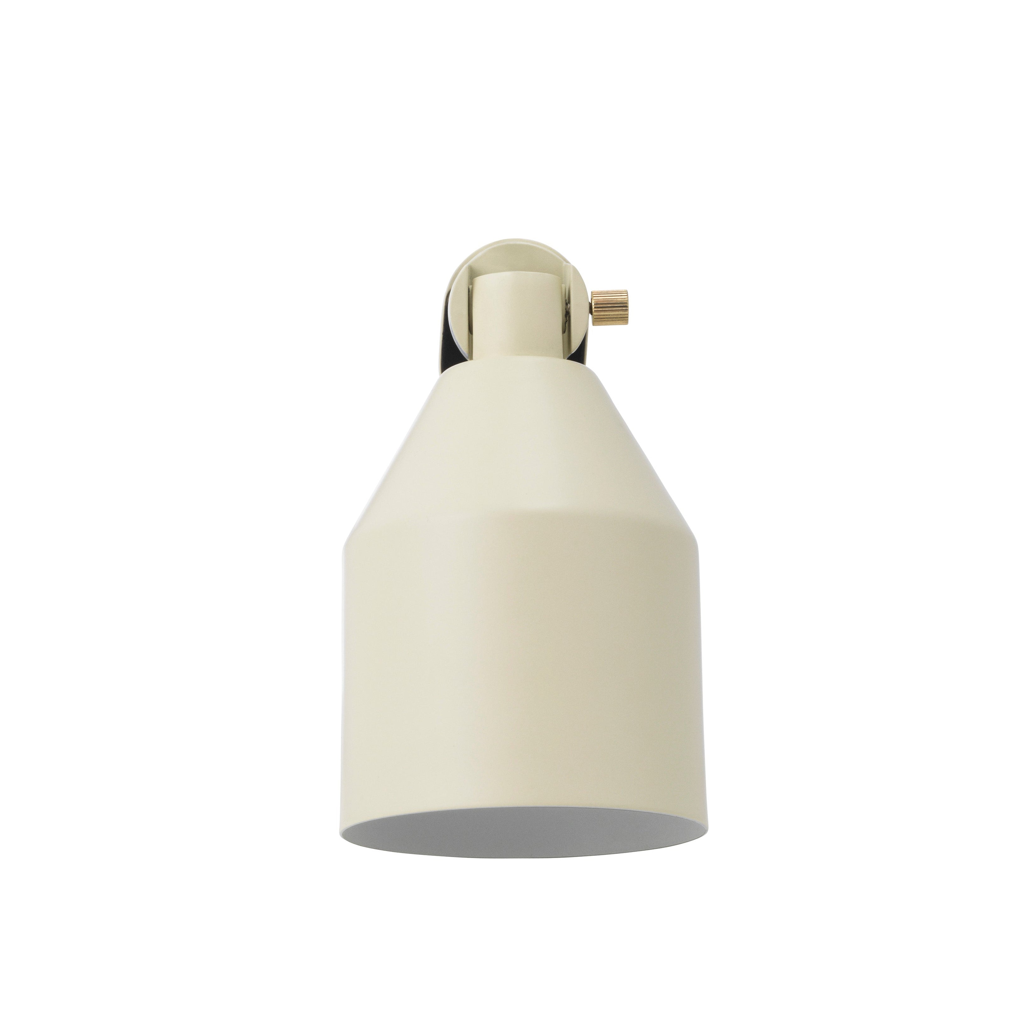 Přenosná nástěnná lampa KLIP teplá šedá